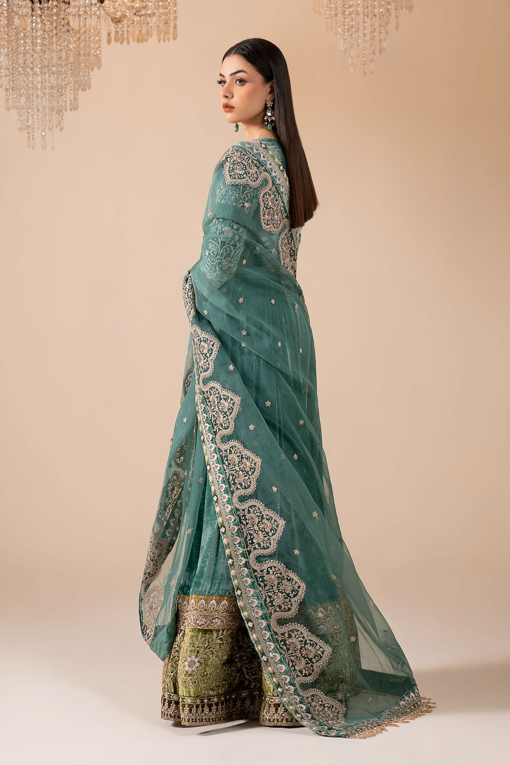 Maria B | Eid Collection 26 | 3 Piece Embroidered Velvet Suit