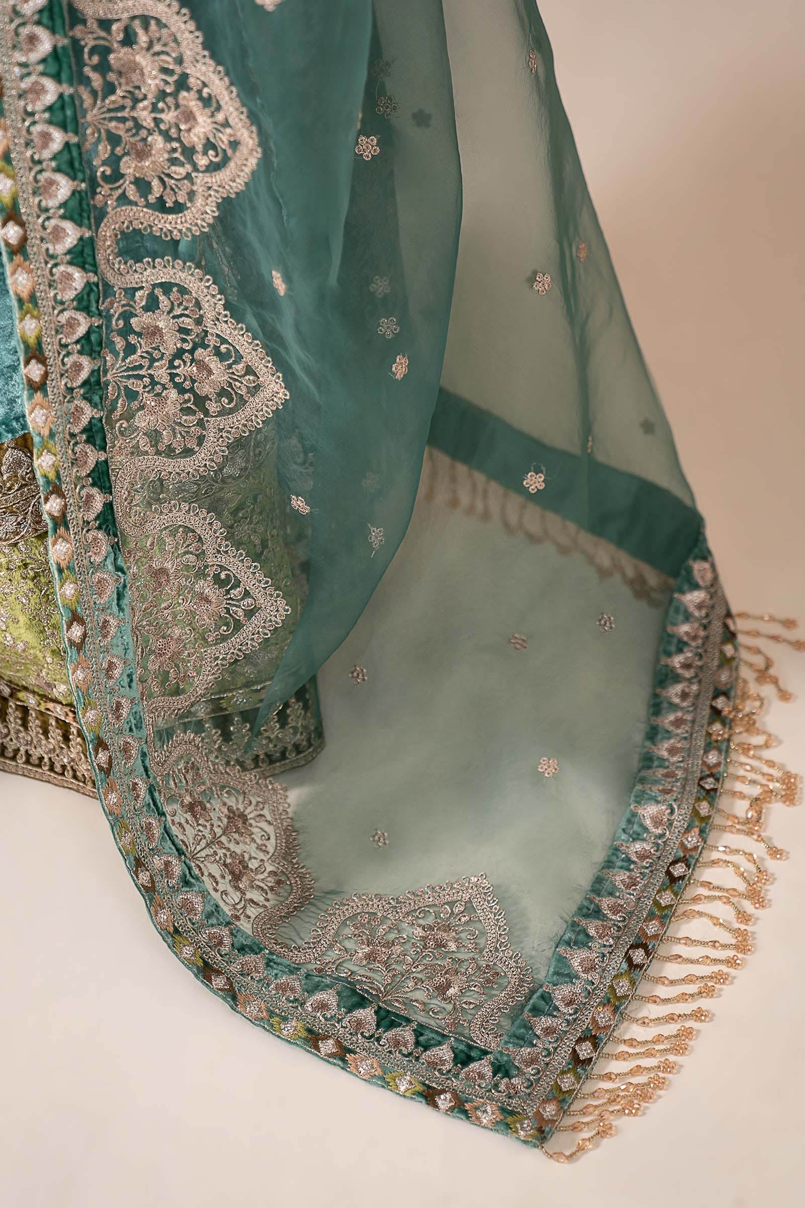 Maria B | Eid Collection 26 | 3 Piece Embroidered Velvet Suit