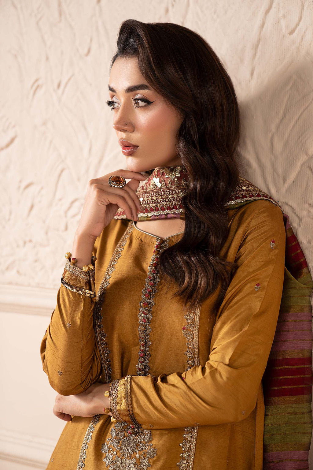 Maria B | Pre Fall 25 | SF-W25-60-Mustard