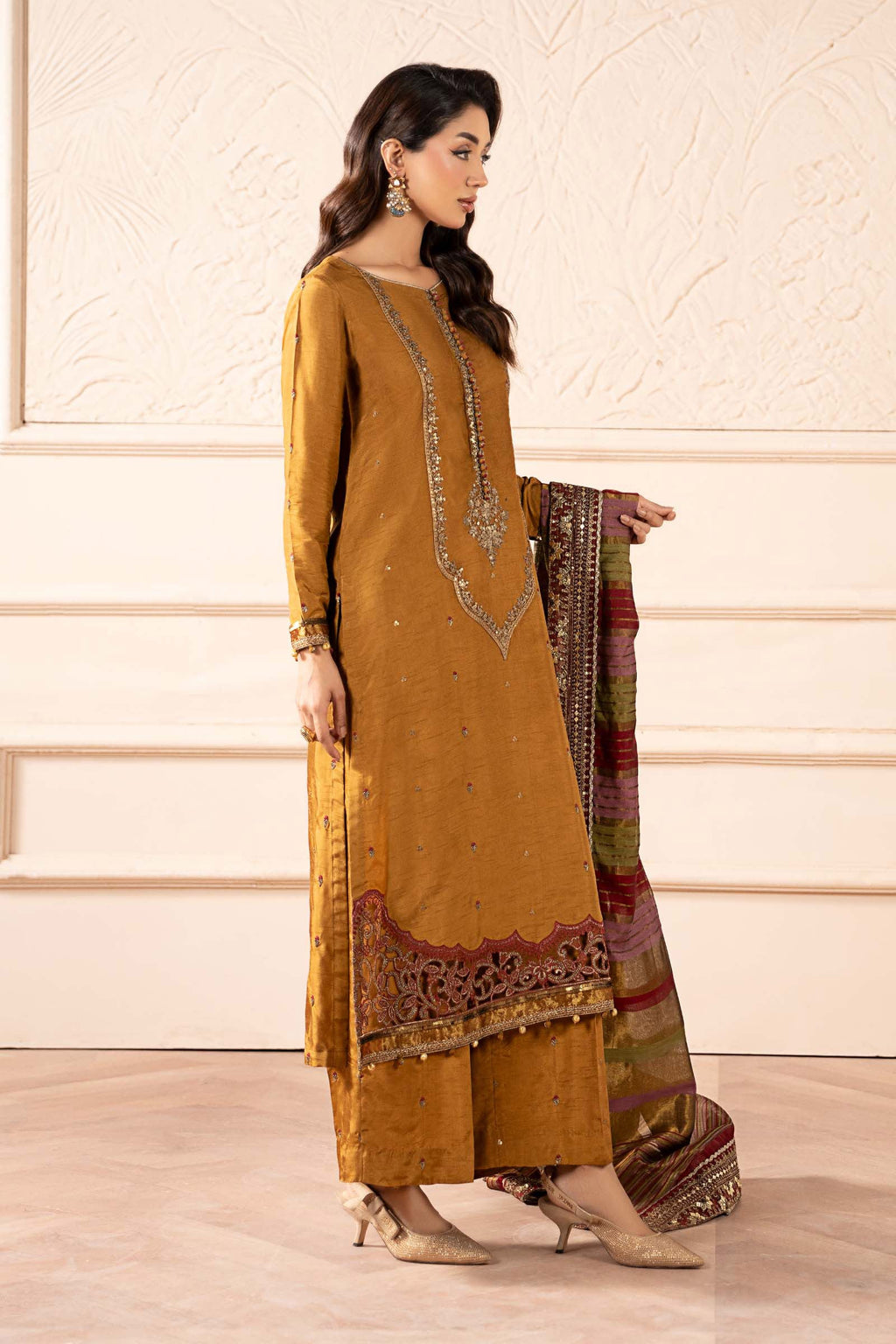Maria B | Pre Fall 25 | SF-W25-60-Mustard