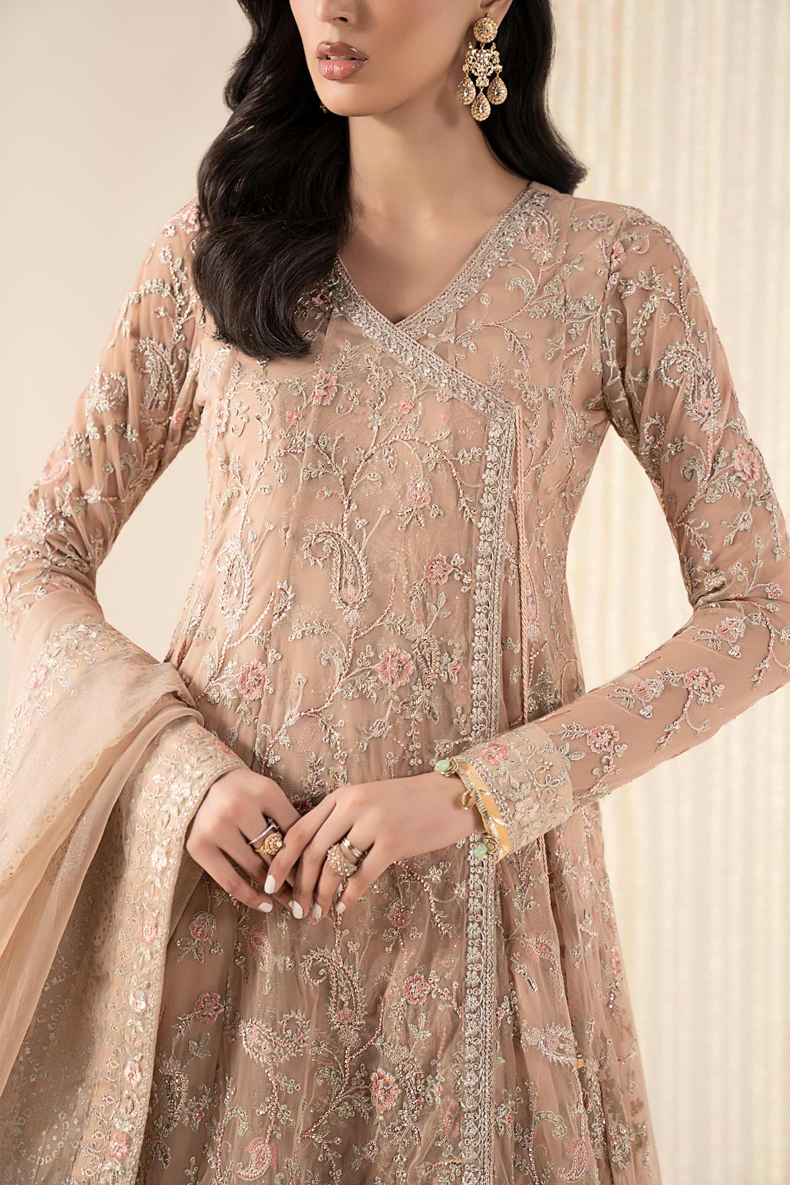 Maria B | Eid Collection 26 | 3 Piece Embroidered Net Suit