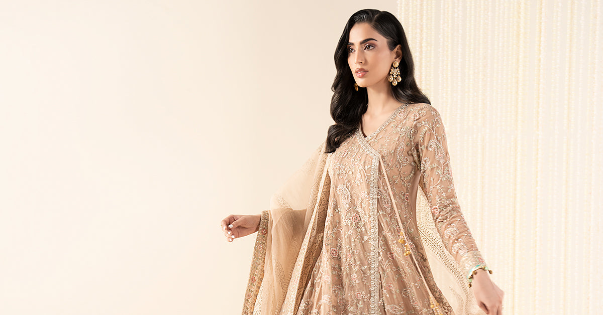 Maria B | Eid Collection 26 | 3 Piece Embroidered Net Suit