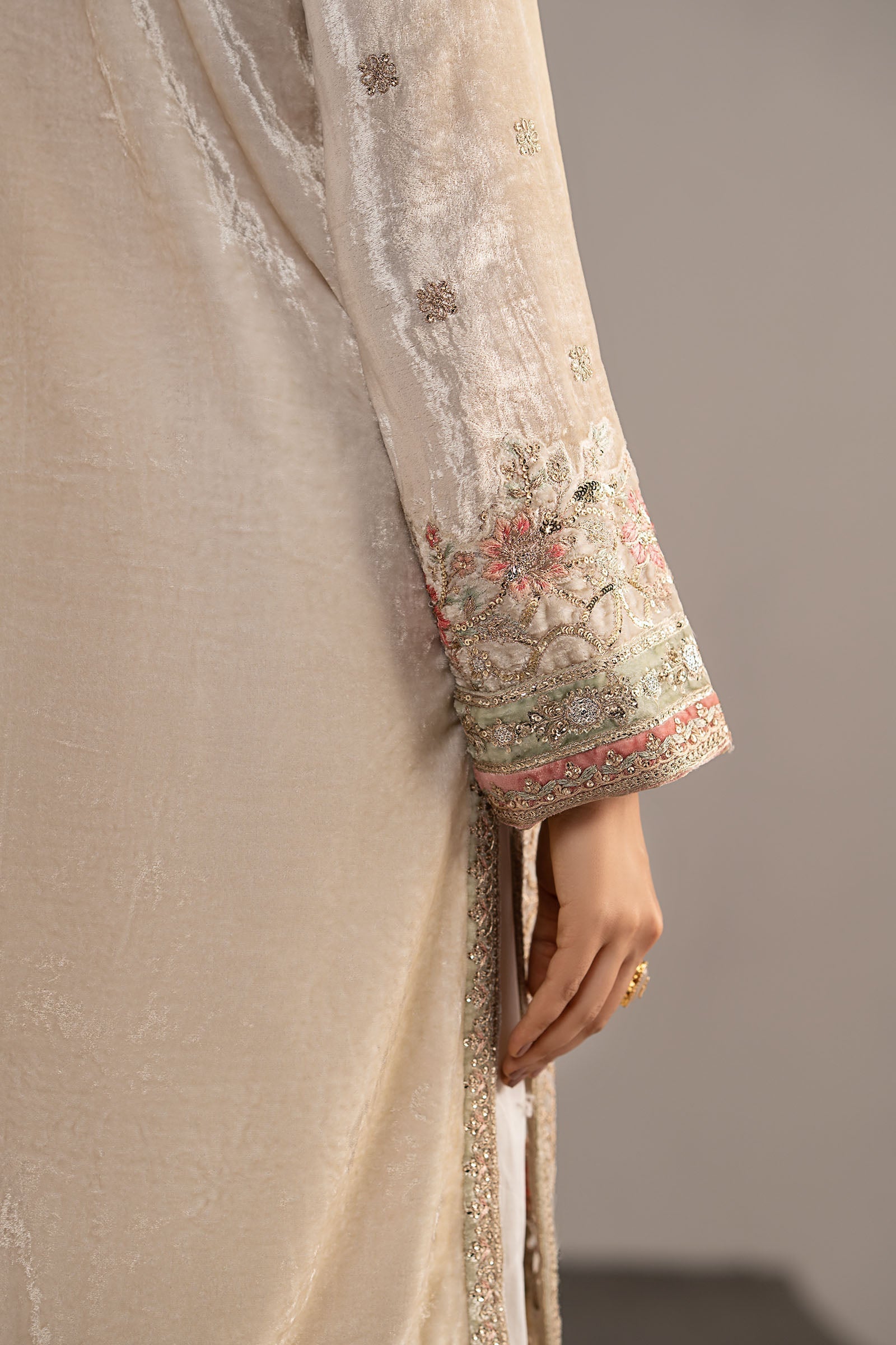 Maria B | Eid Collection 26 | 3 Piece Embroidered Velvet Suit