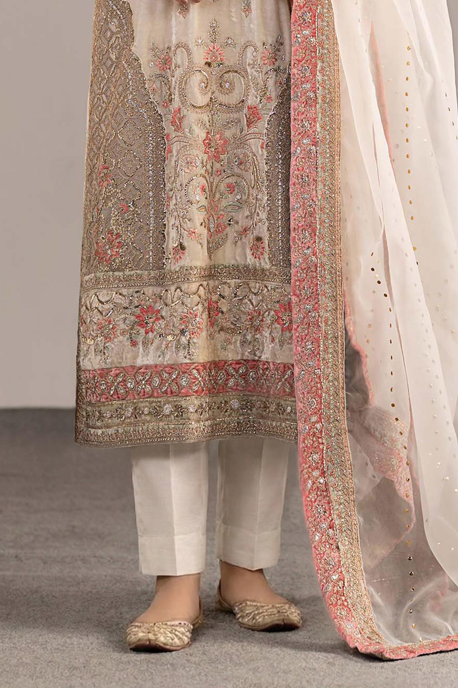 Maria B | Eid Collection 26 | 3 Piece Embroidered Velvet Suit
