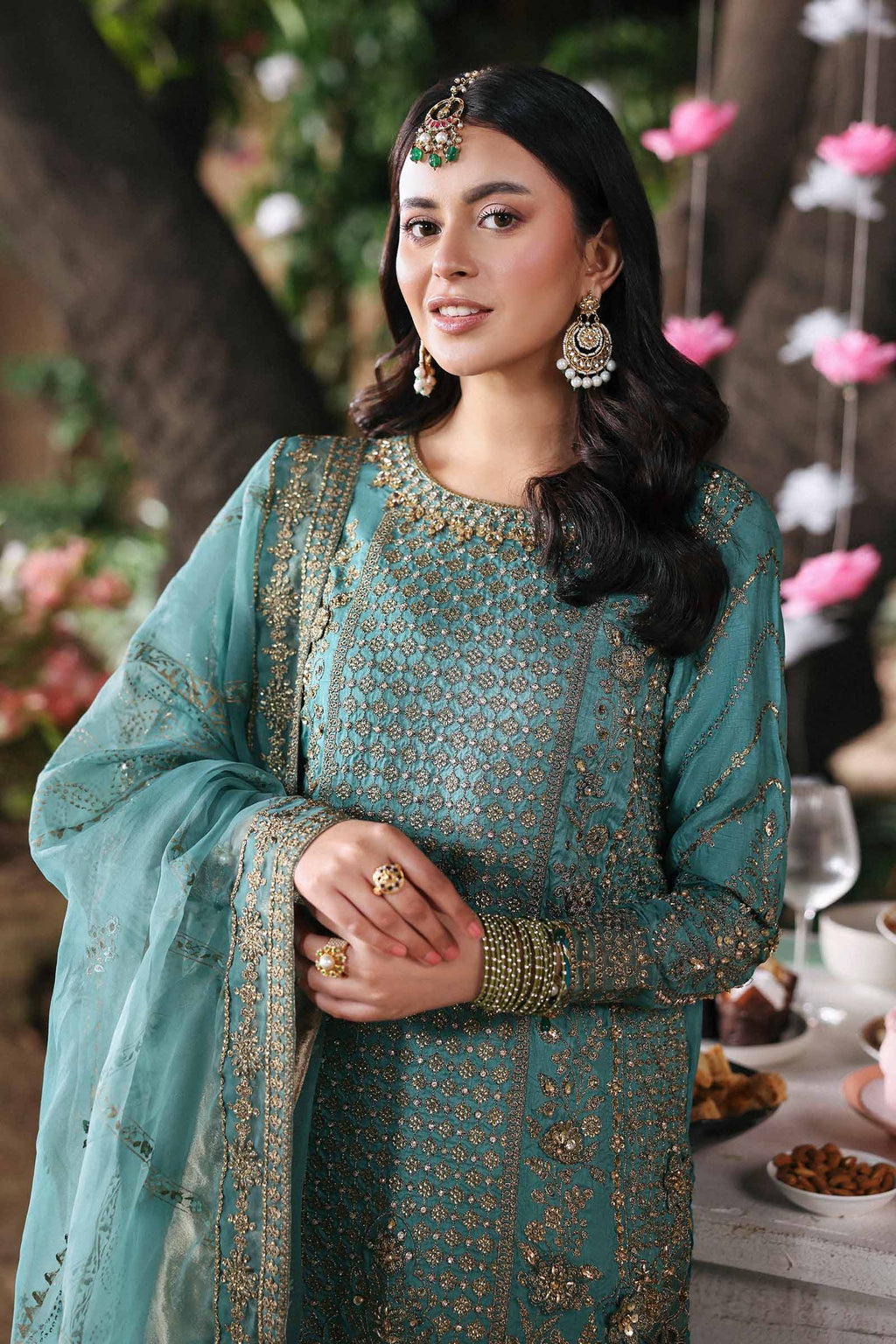 Maria B | Eid Collection 26 | 3 Piece Embroidered Raw Silk Suit