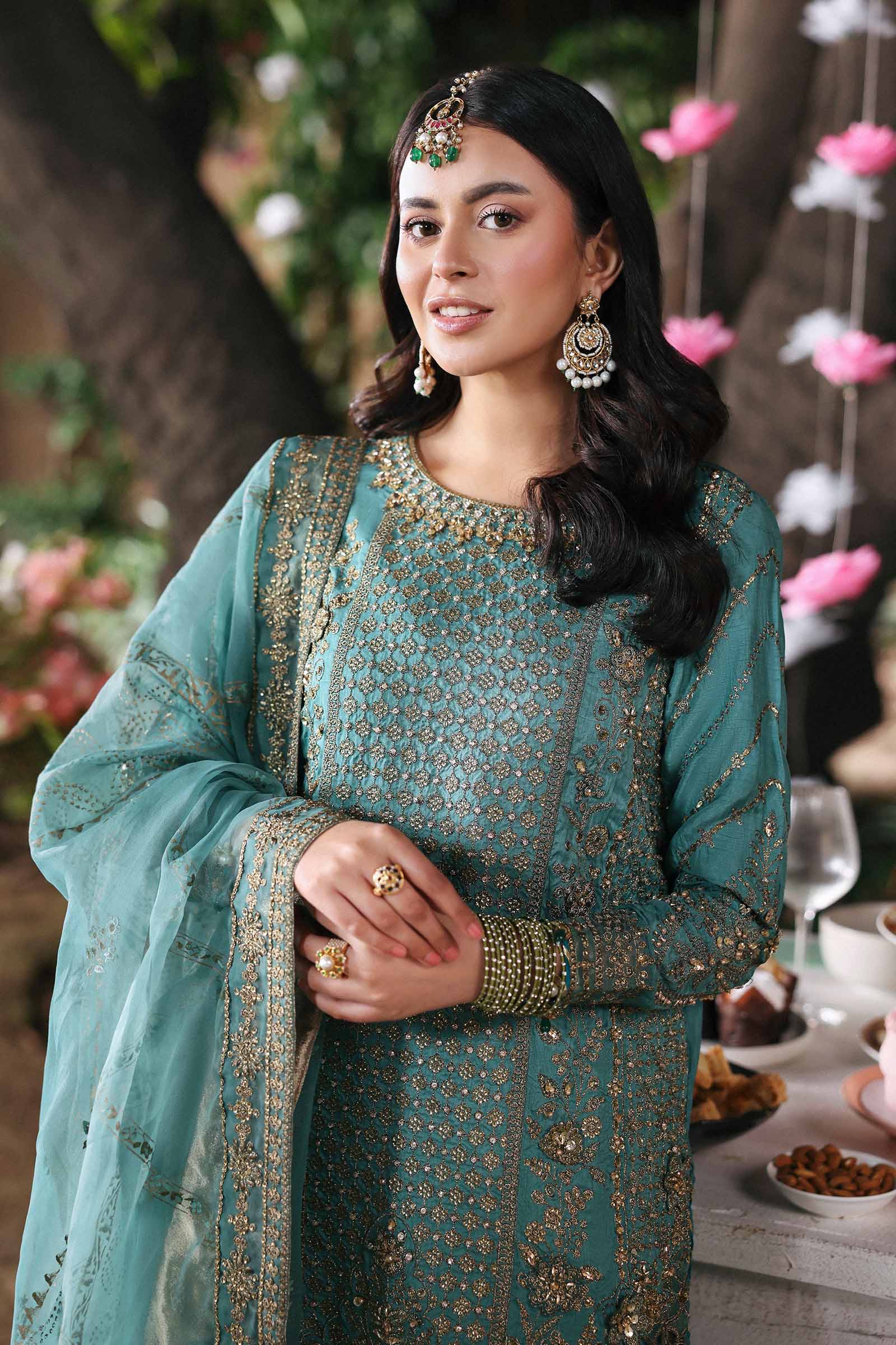 Maria B | Eid Collection 26 | 3 Piece Embroidered Raw Silk Suit