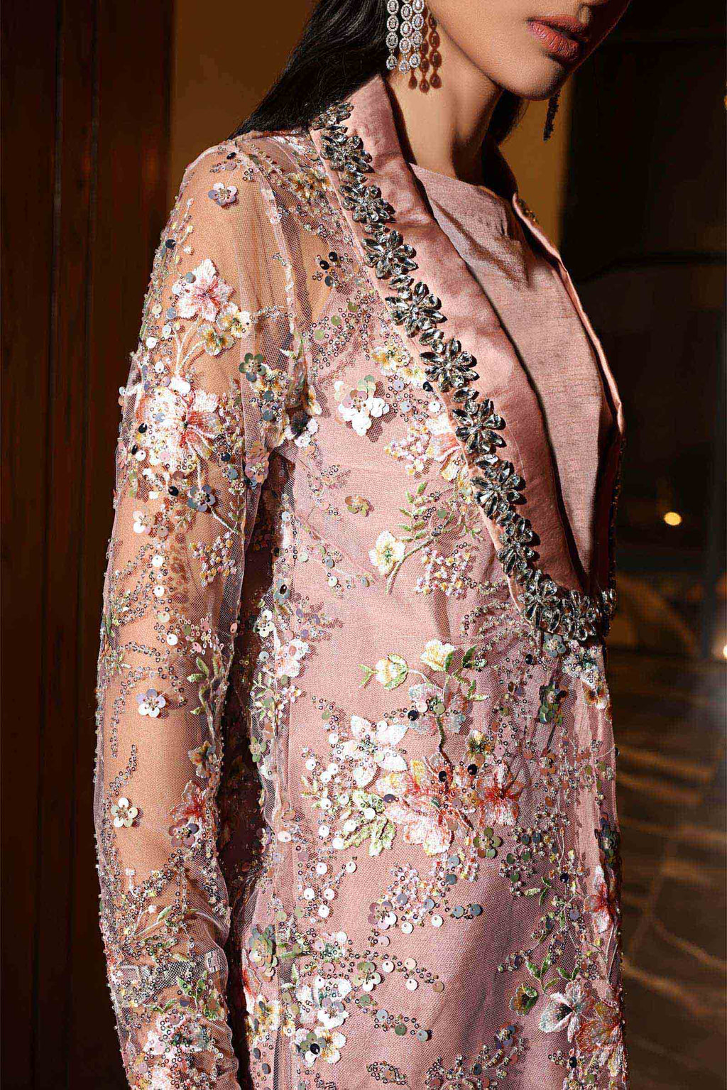 Maria B | Eid Collection 26 | 3 Piece Embroidered Net Suit