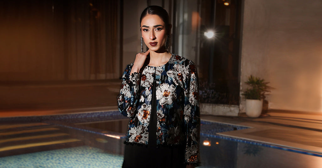 Maria B | Eid Collection 26 | 3 Piece Embellished Net Suit