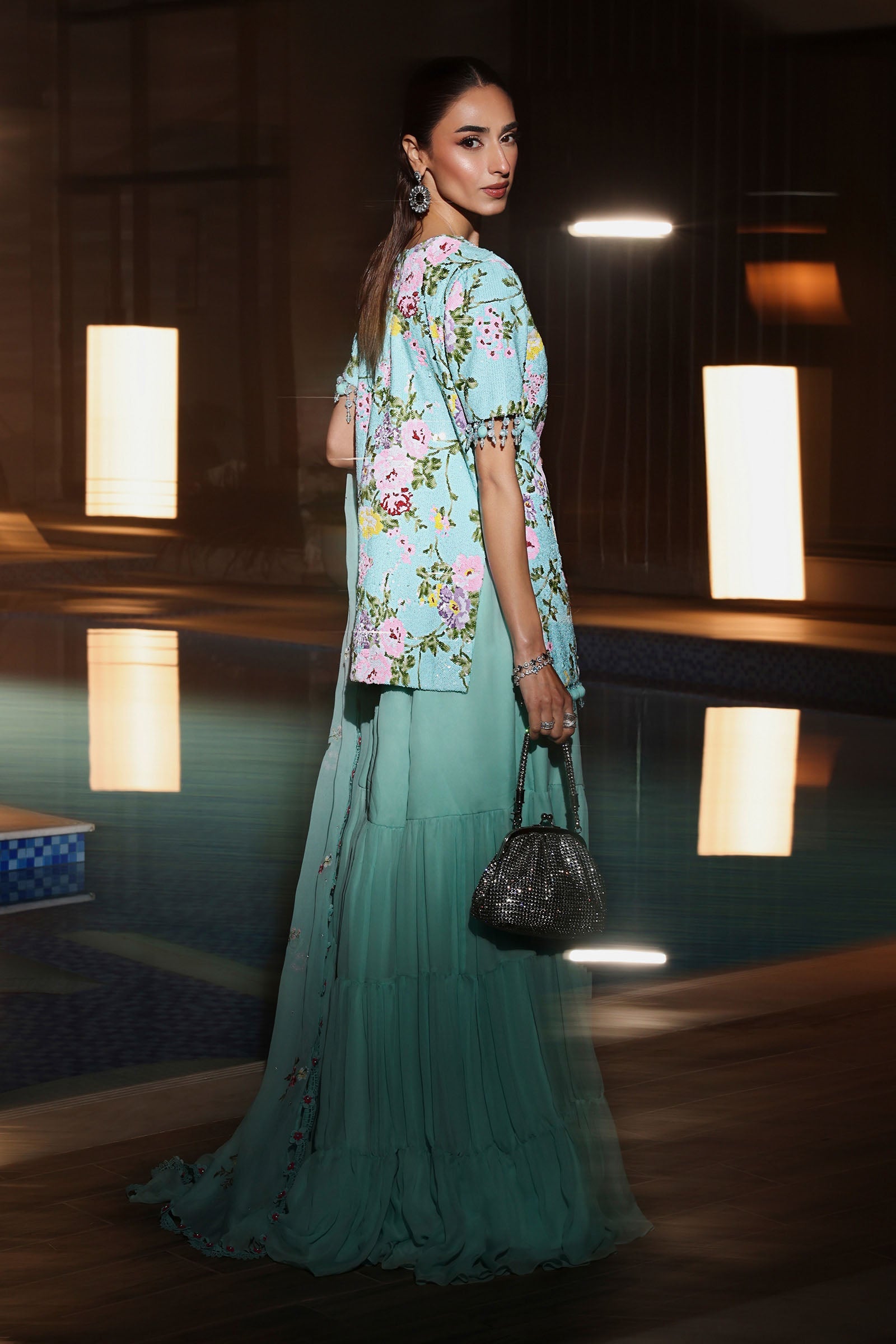 Maria B | Eid Collection 26 | 3 Piece Embroidered Net Suit