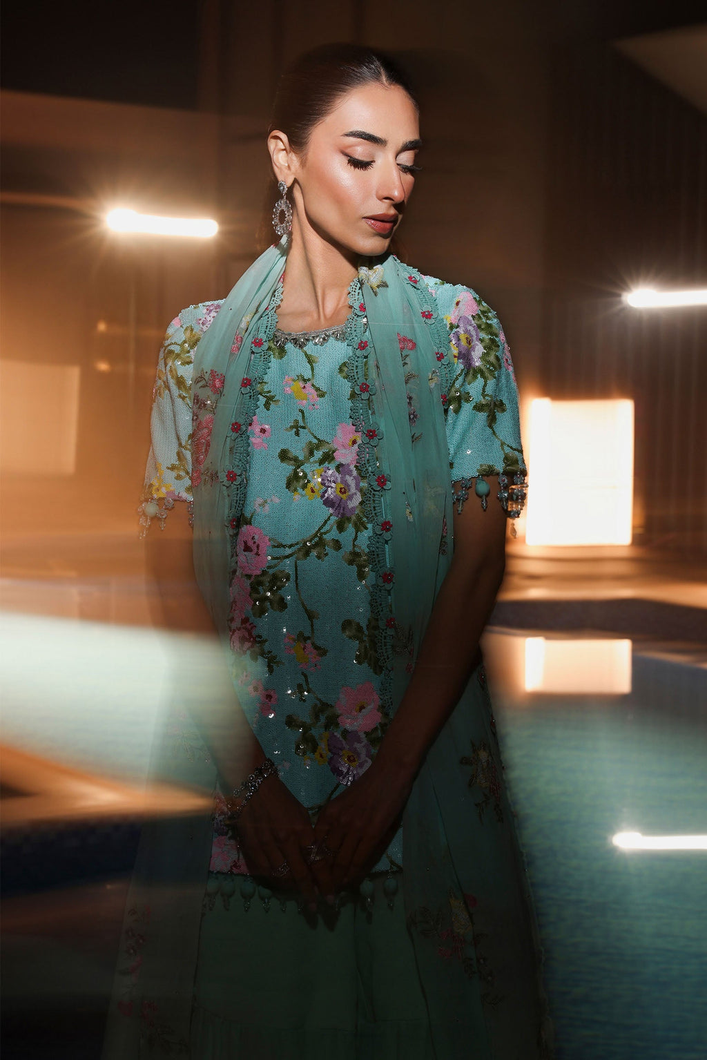 Maria B | Eid Collection 26 | 3 Piece Embroidered Net Suit