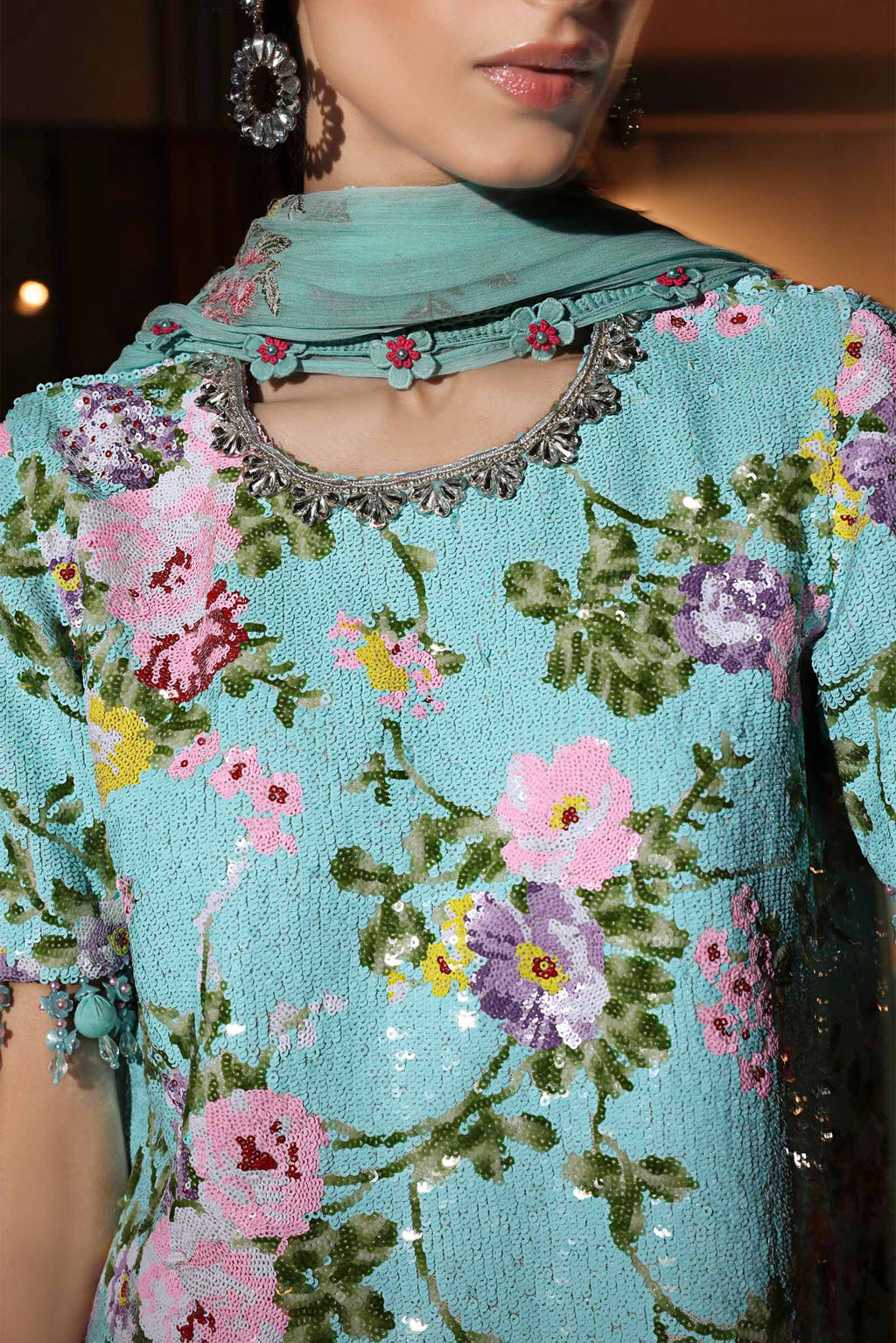 Maria B | Eid Collection 26 | 3 Piece Embroidered Net Suit
