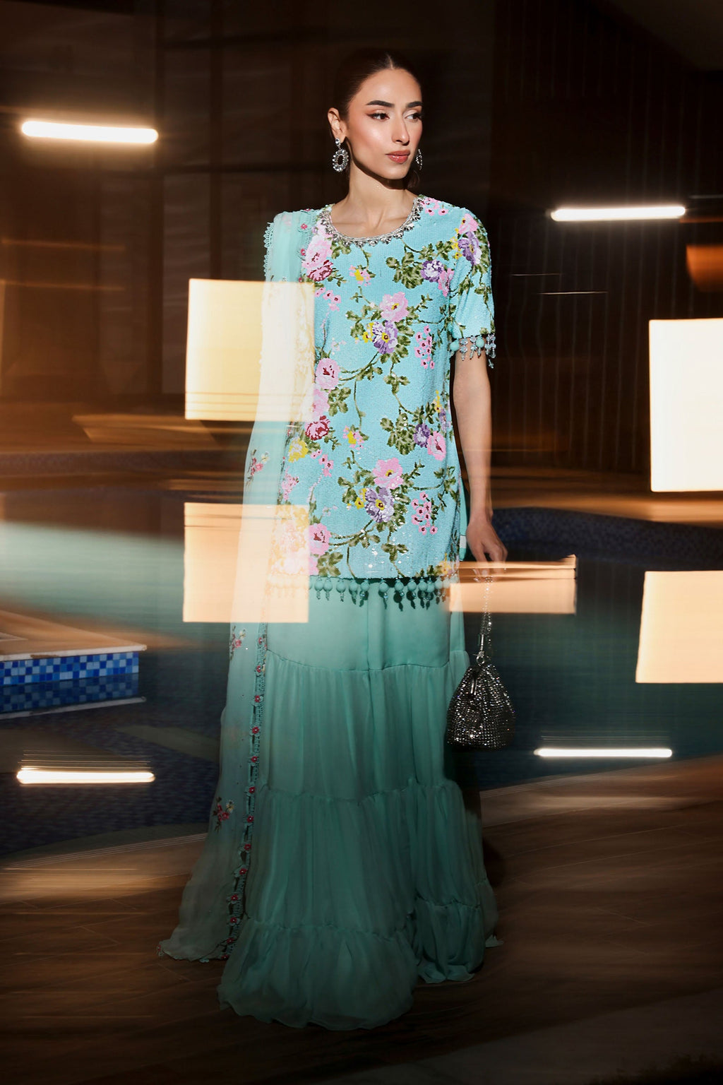 Maria B | Eid Collection 26 | 3 Piece Embroidered Net Suit
