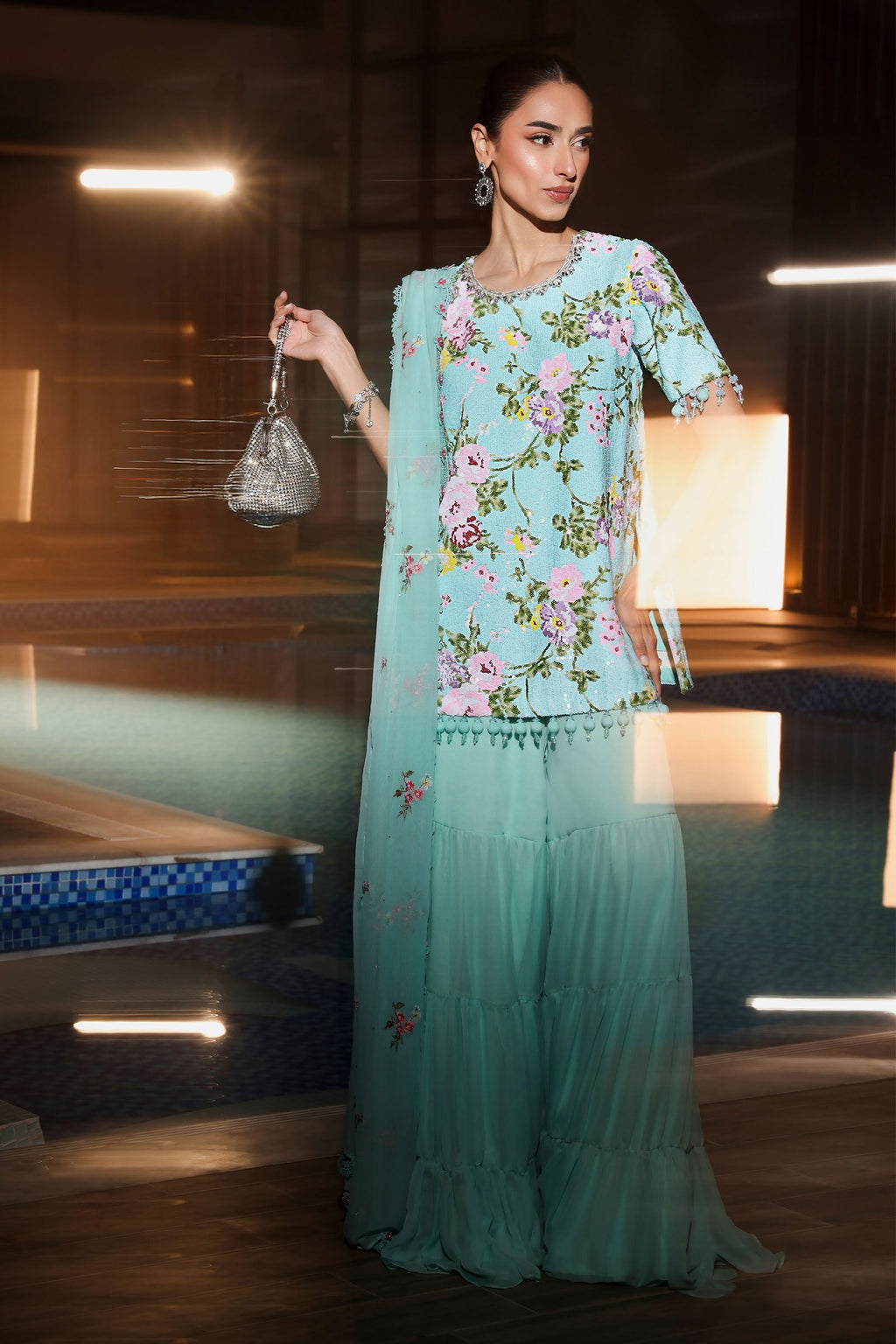 Maria B | Eid Collection 26 | 3 Piece Embroidered Net Suit