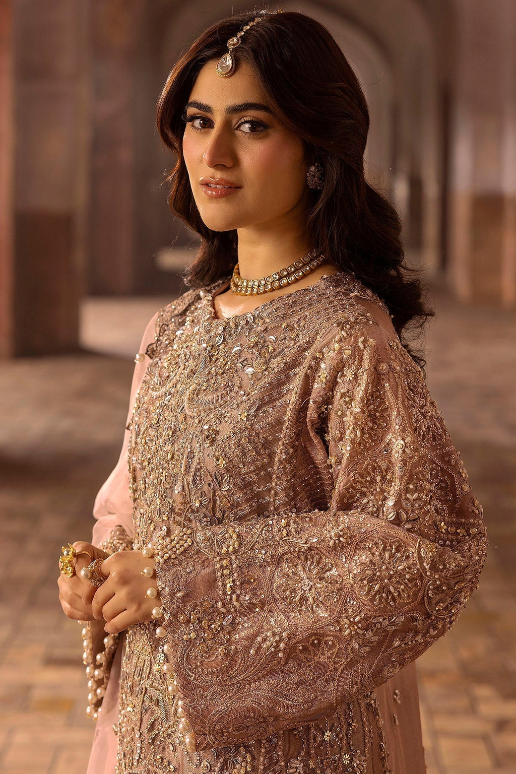 Motifz | Bridal Couture | 0012-MAYASA EMBROIDERED MESSORI STITCHED