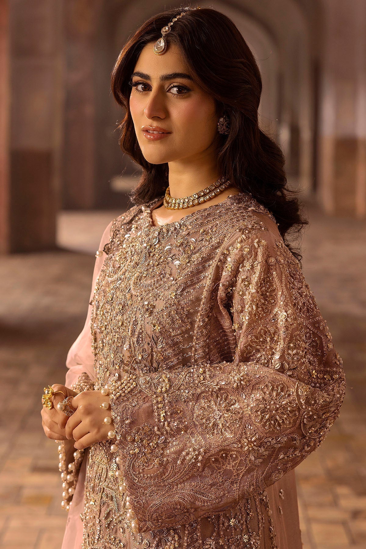 Motifz | Bridal Couture | 0012-MAYASA EMBROIDERED MESSORI STITCHED