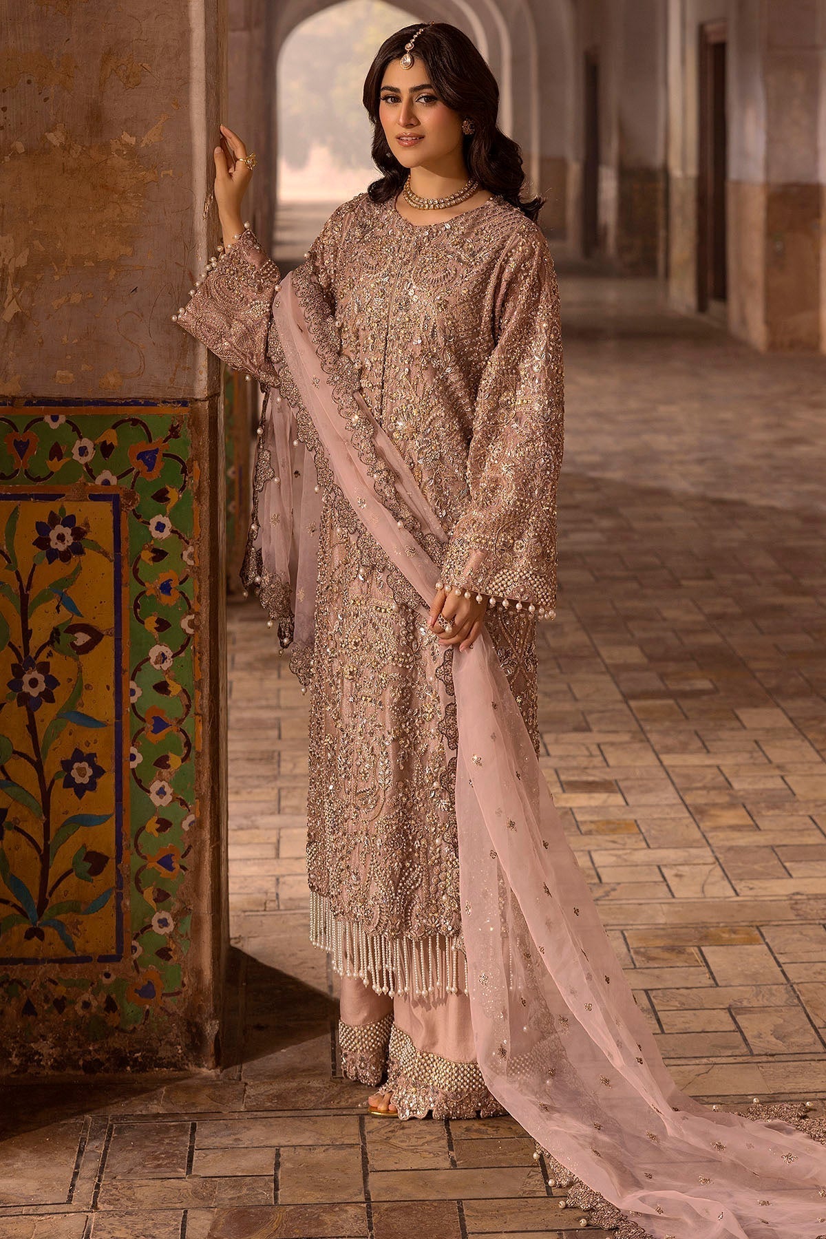 Motifz | Bridal Couture | 0012-MAYASA EMBROIDERED MESSORI STITCHED