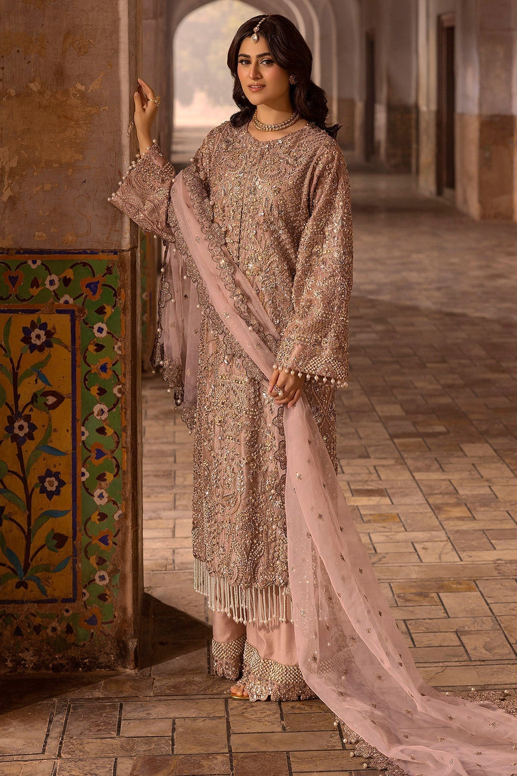 Motifz | Bridal Couture | 0012-MAYASA EMBROIDERED MESSORI STITCHED