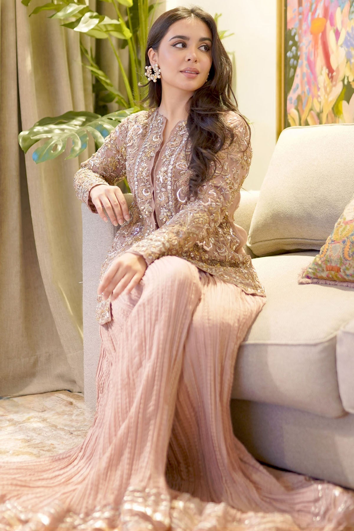 Motifz | Couture Camila | 0054-KEIRA EMBROIDERED ORGANZA STITCHED