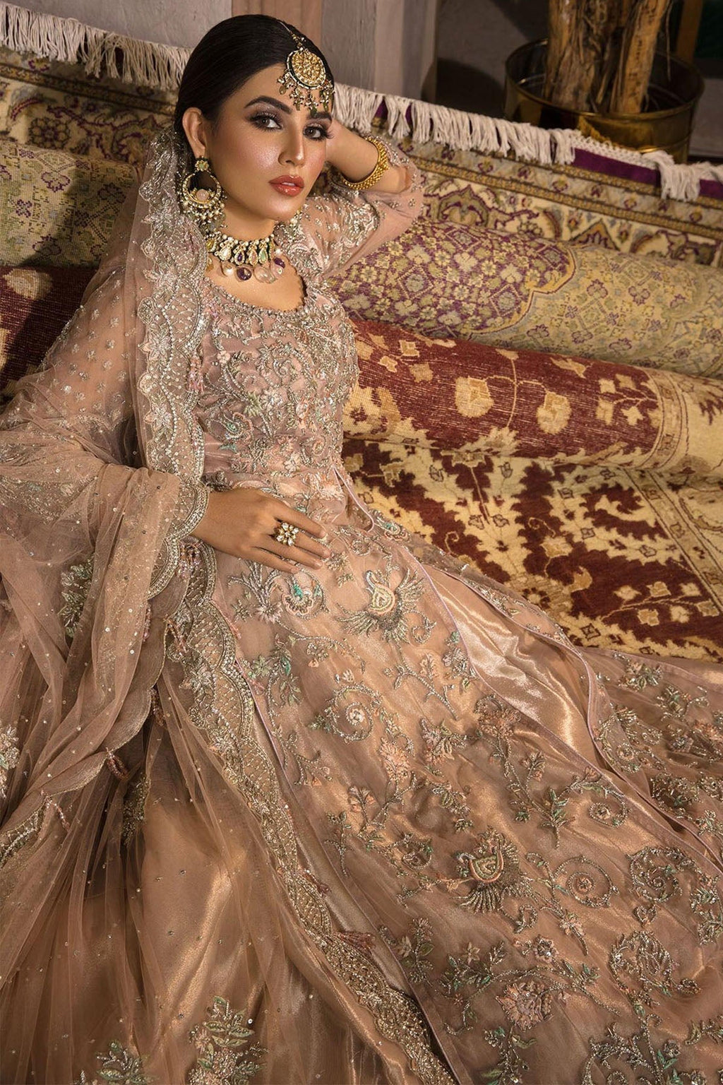 Motifz | Couture Camila | 0069-GLITZY EMBROIDERED SILK NET STITCHED