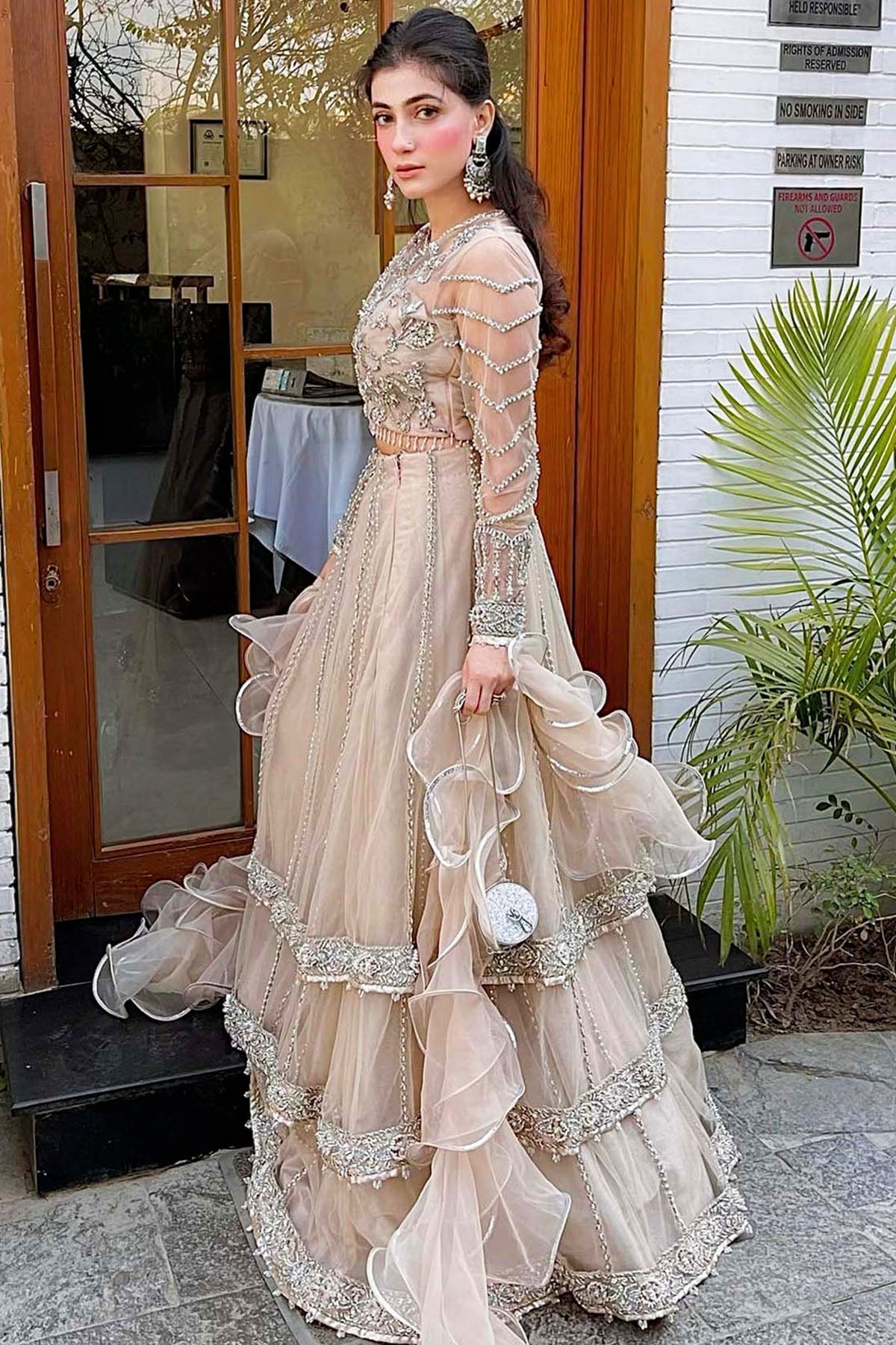Motifz | Couture Wedding Wear | 0100-PLUSH HAND EMBELLISHED SILK NET STITCHED