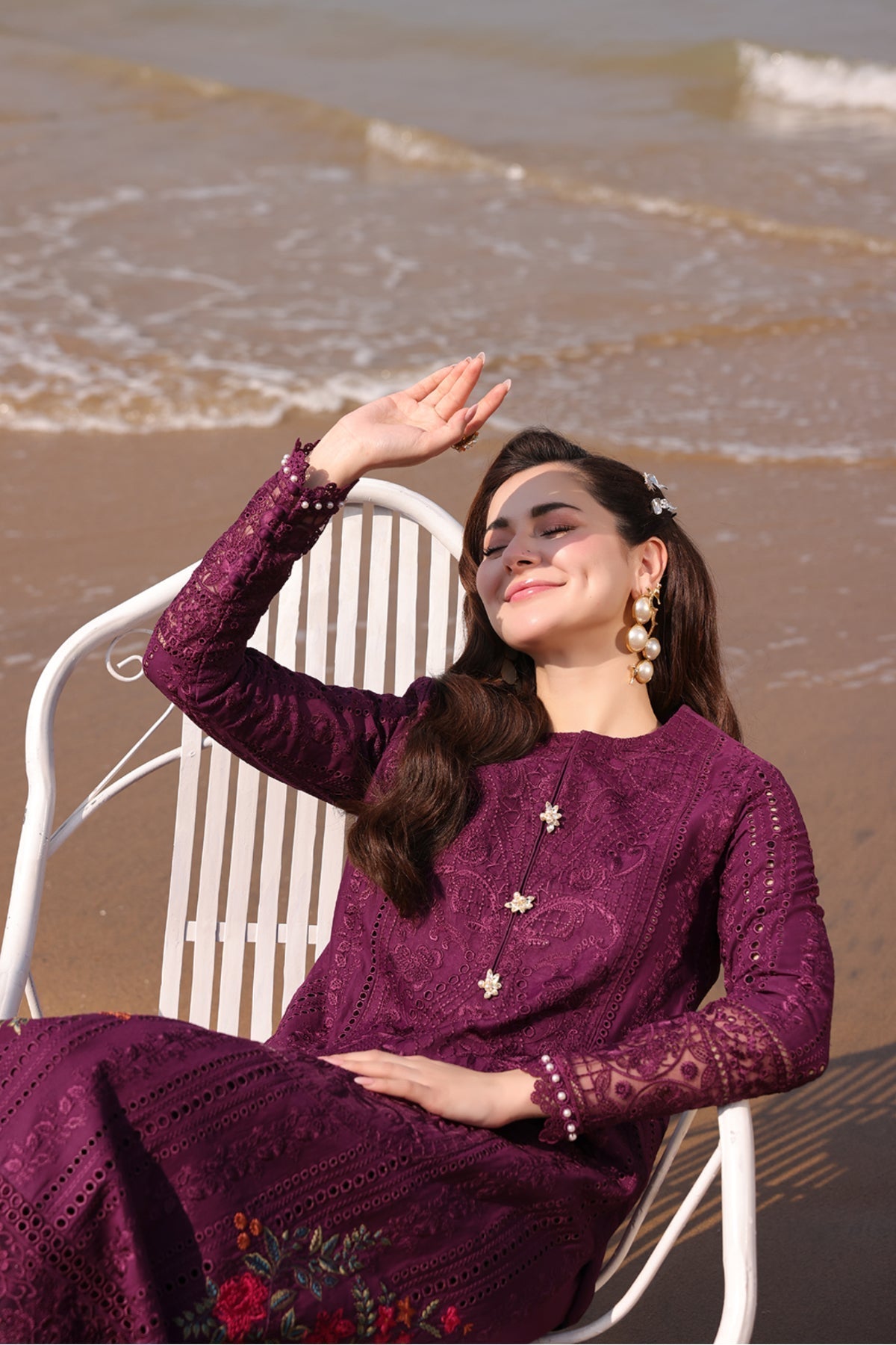 Imrozia Premium | Hania Luxury Lawn 25 | SL 77 Izaan
