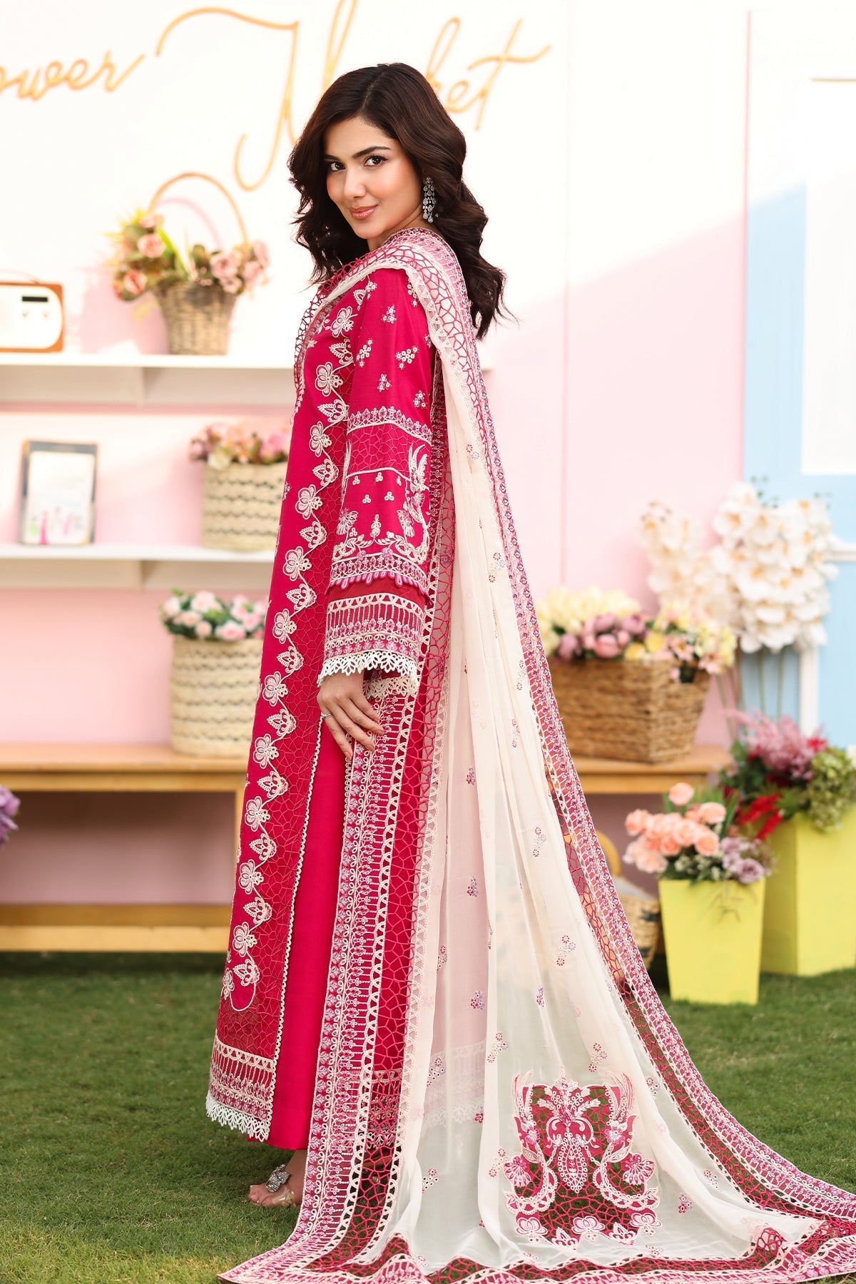 Imrozia Premium | Hayam Luxury Lawn 25 | SL 90 BASMA
