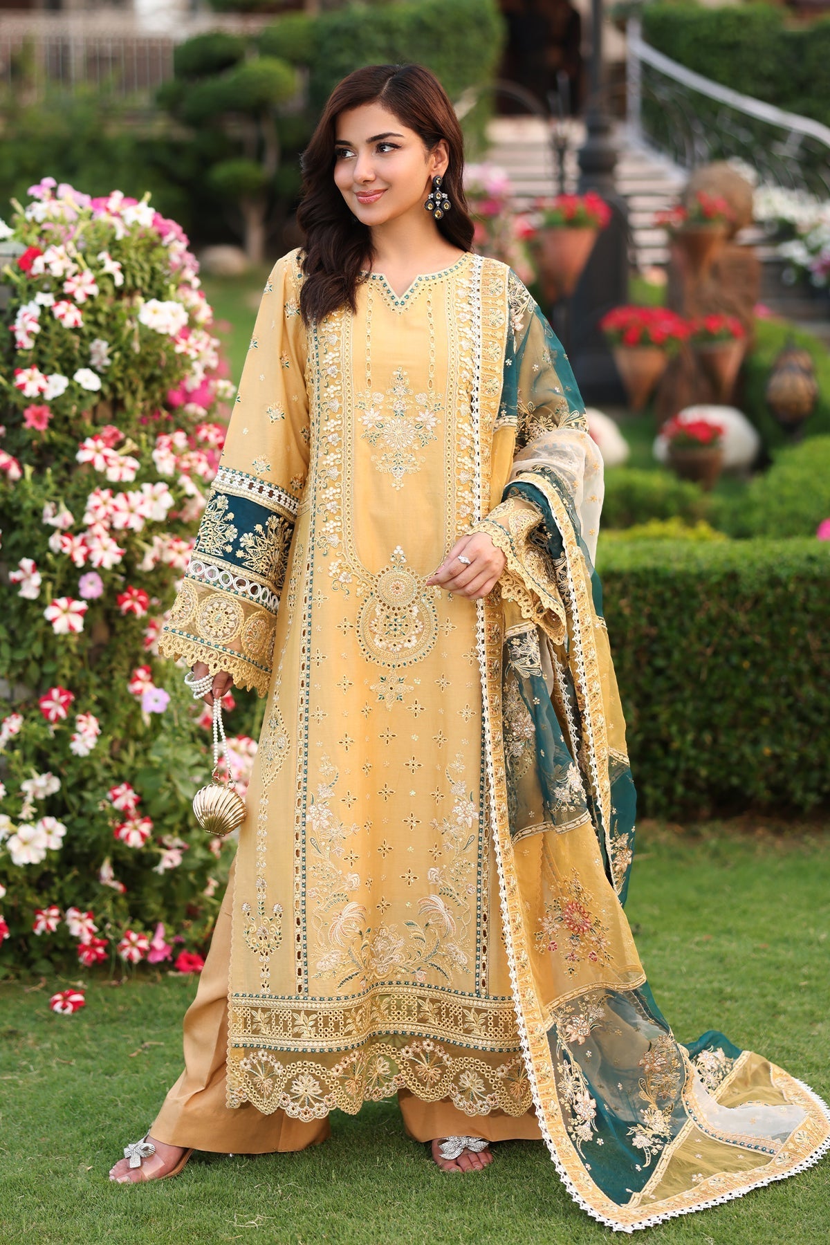 Imrozia Premium | Hayam Luxury Lawn 25 | SL 92 SHAKIRA