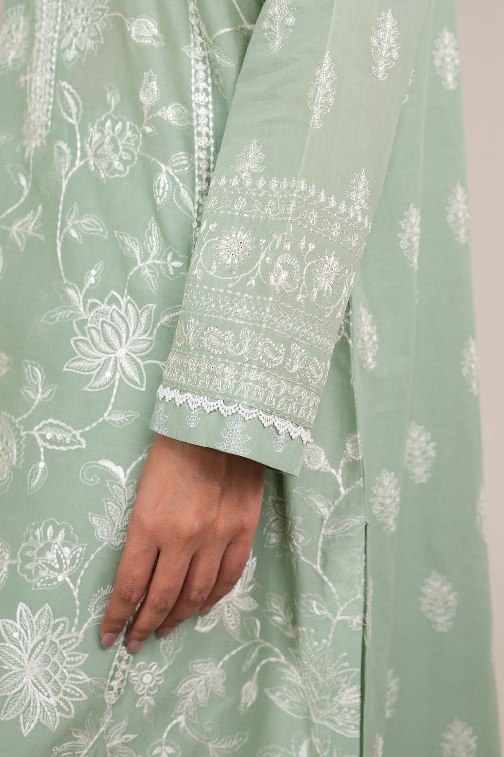 Zara Shahjahan | Stitched Lawn 24 | SL-MAHI-1B