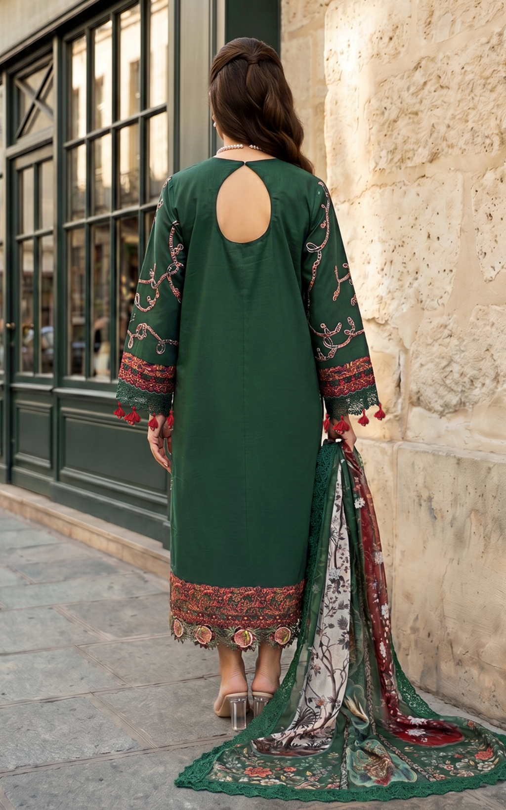 Asifa and Nabeel | Summer Lawn 26 | Green Majestic