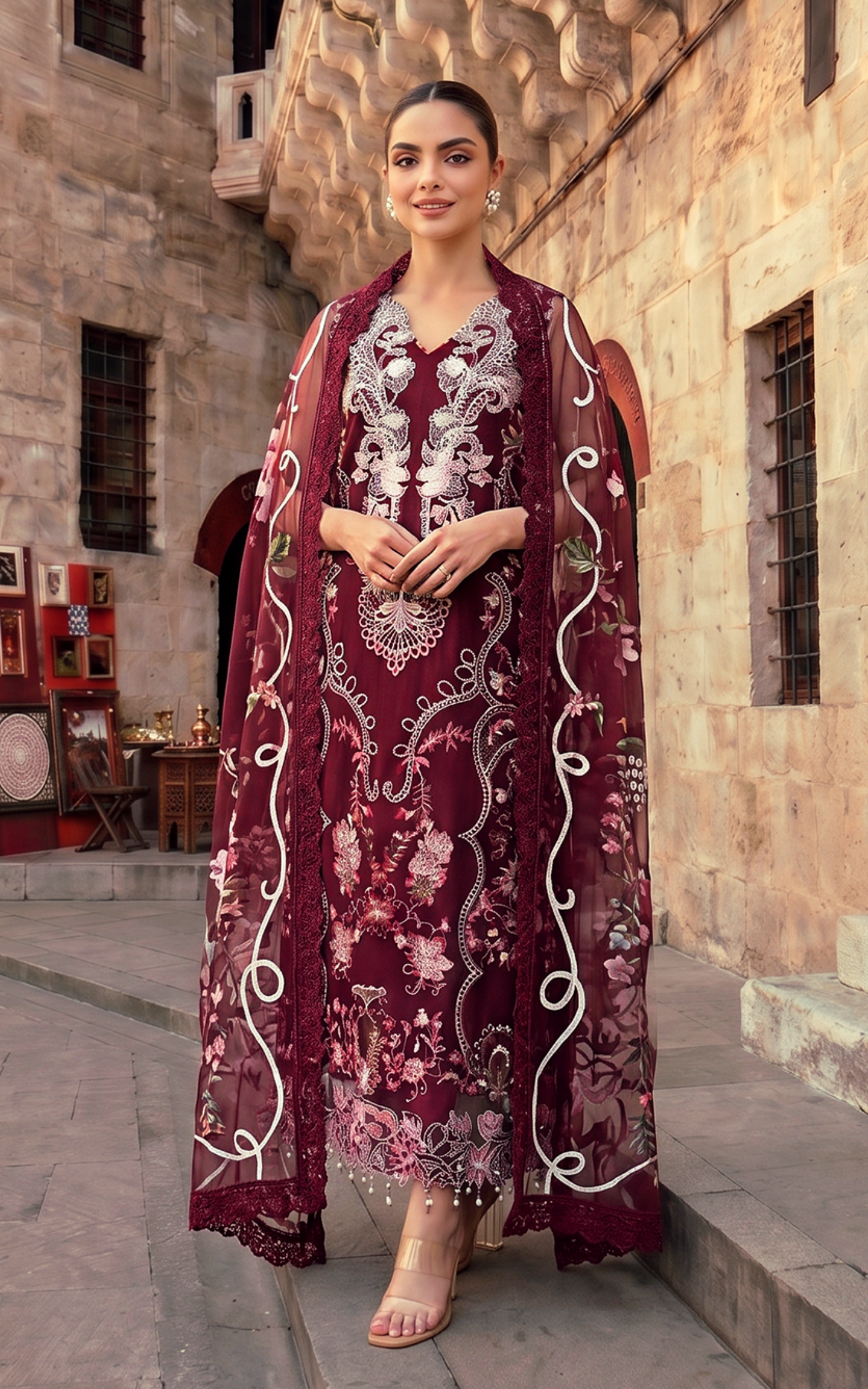 Asifa and Nabeel | Summer Lawn 26 | Ruby Dusk