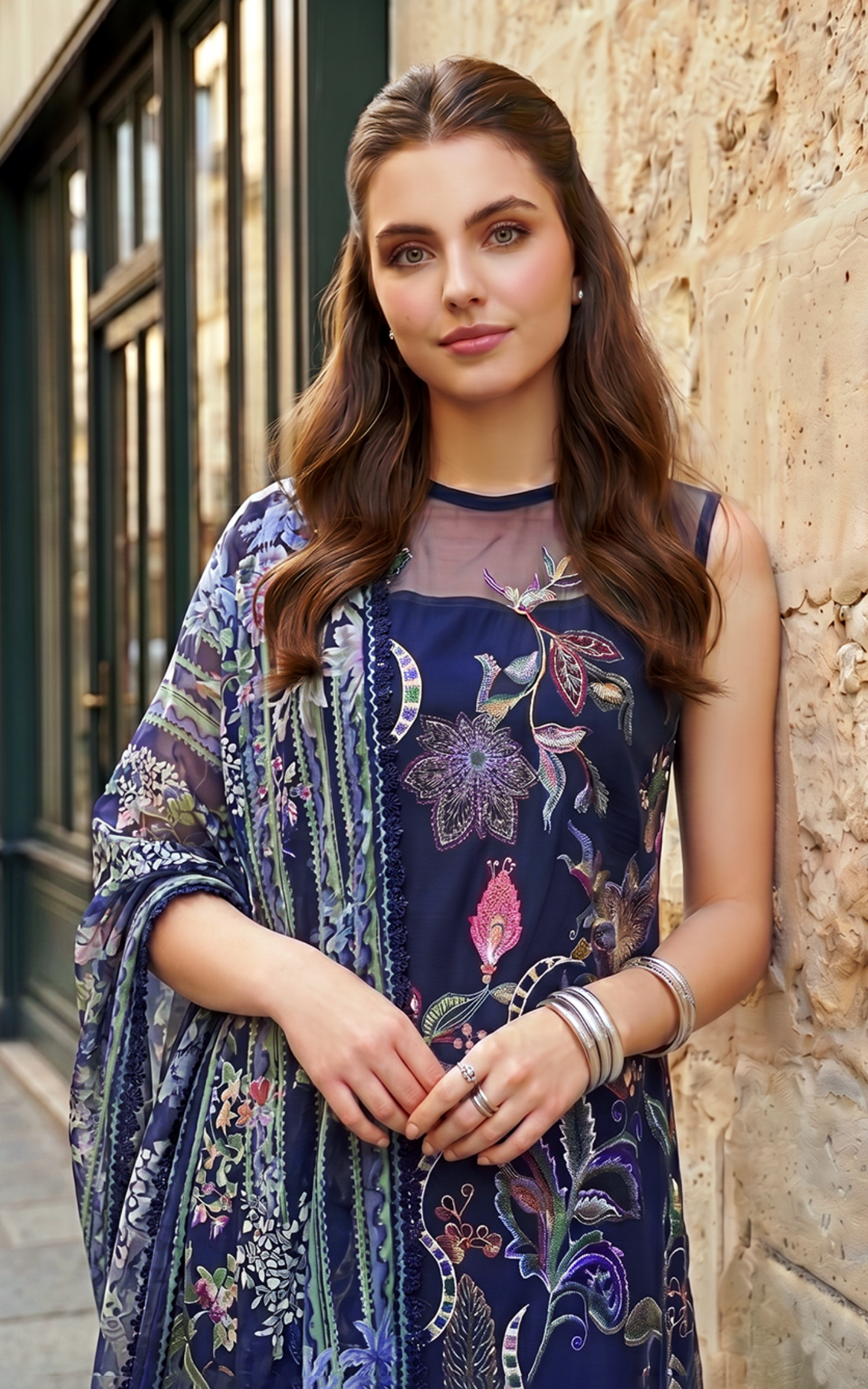 Asifa and Nabeel | Summer Lawn 26 | Scarlet Blue