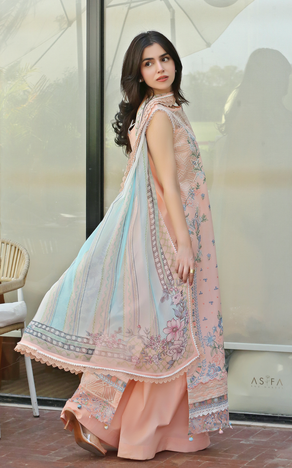 Asifa and Nabeel | Summer Lawn 26 | Peach Garden