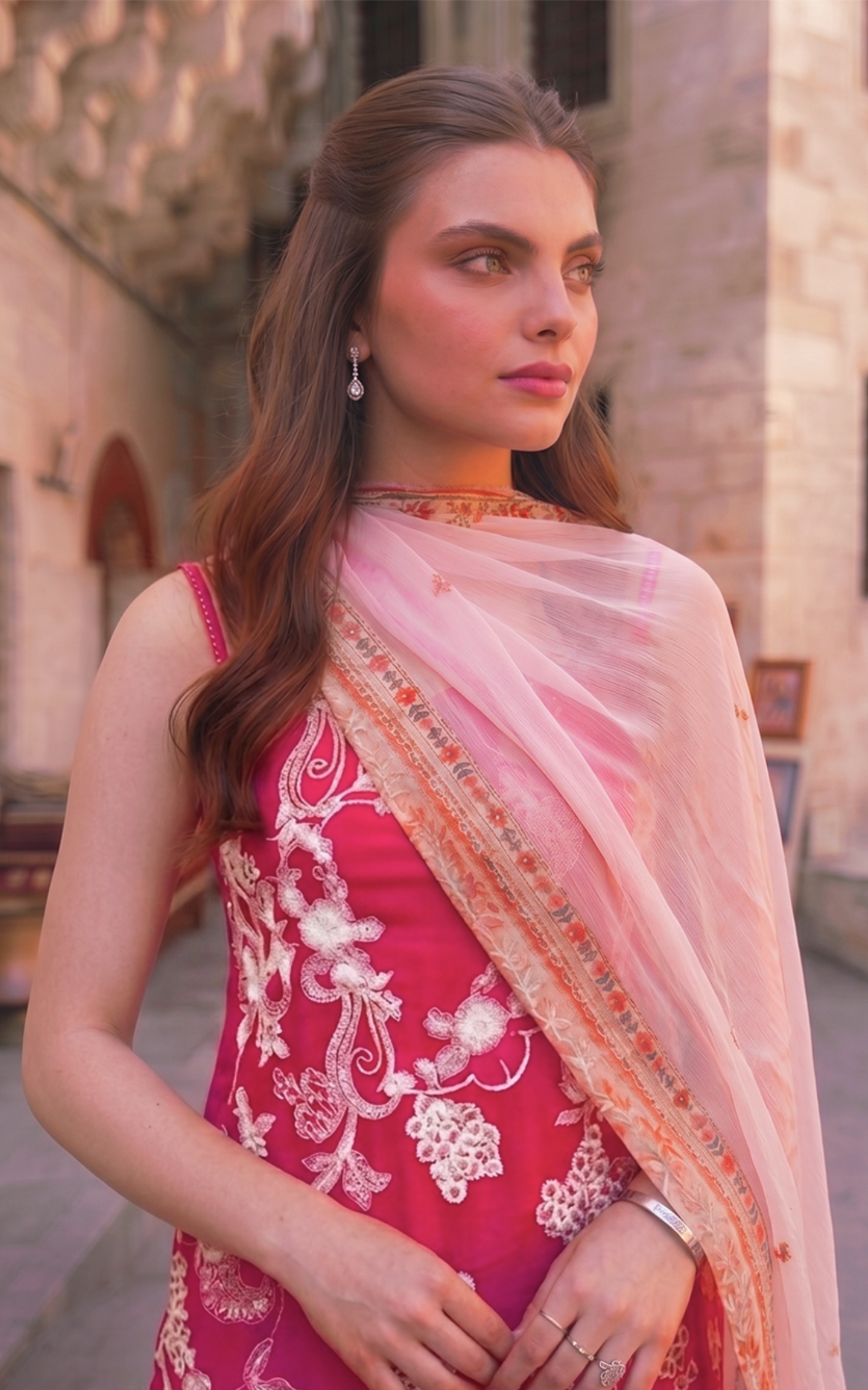 Asifa and Nabeel | Summer Lawn 26 | Fuchsia Allure