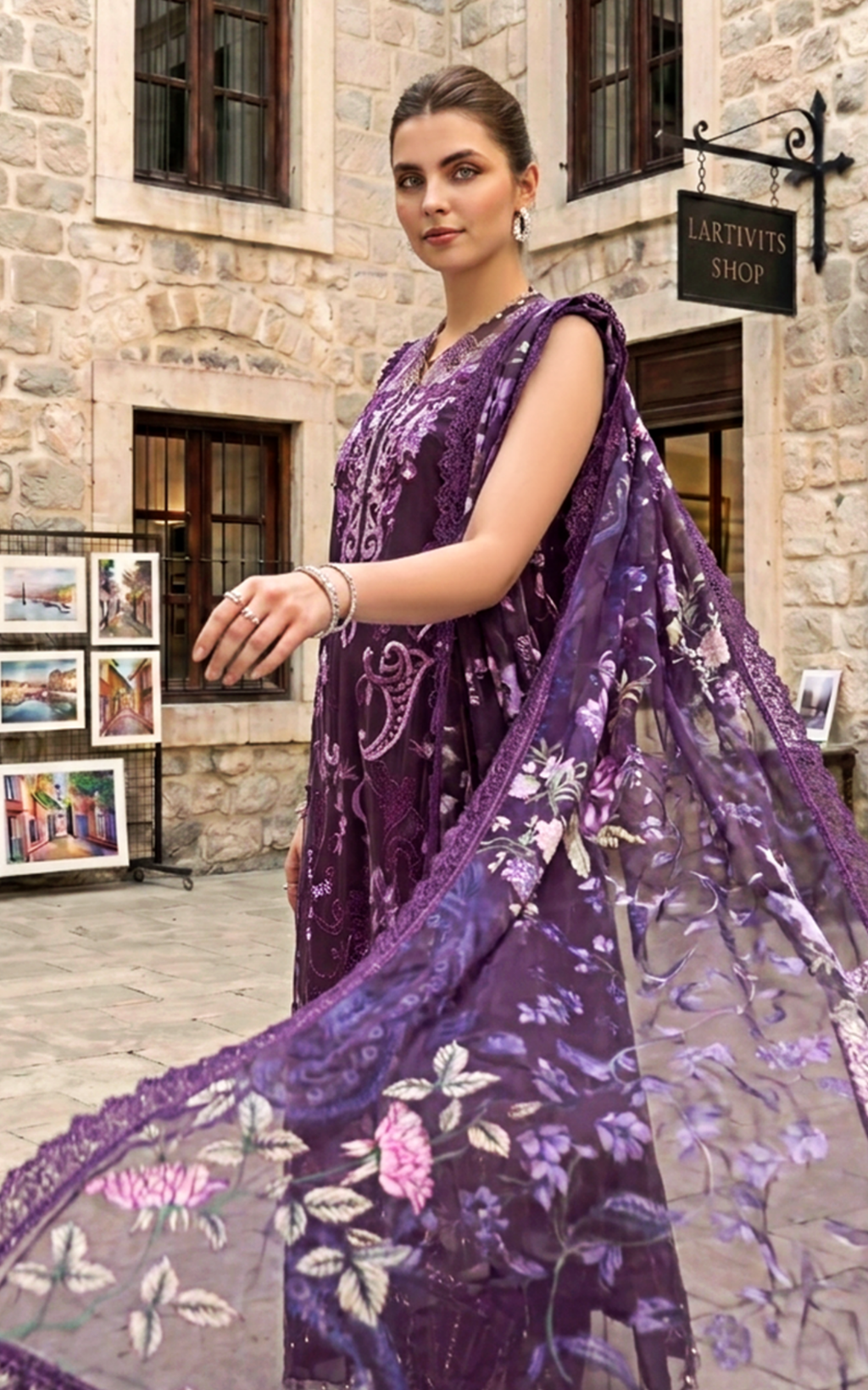 Asifa and Nabeel | Summer Lawn 26 | Plum Royale