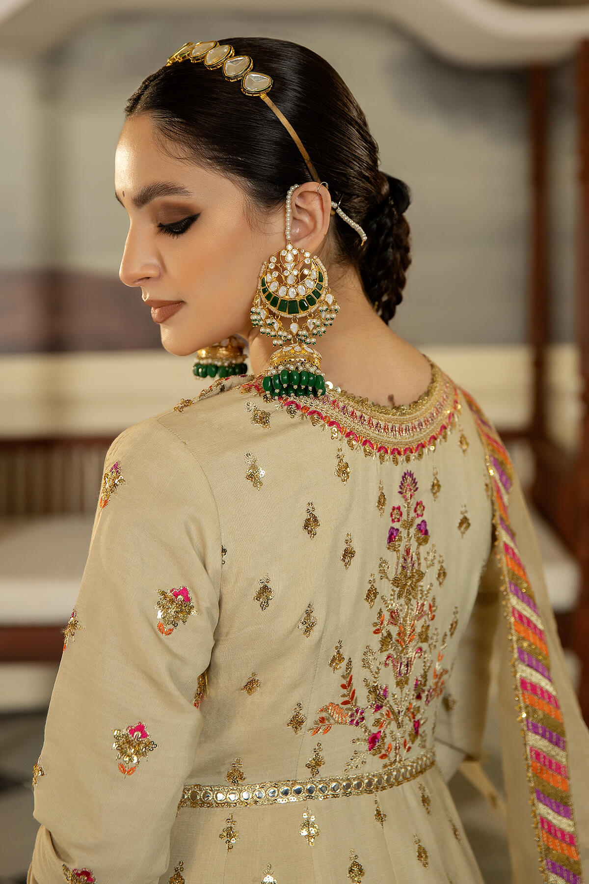 Jahaa'n Ara by Serene Embroidered Raw Silk Suit SRS-05 - Riwayat-e-khas