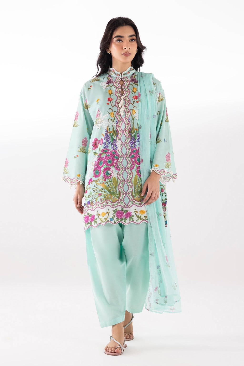 Sana Safinaz | Luxury Pret | Muzlin Lawn Suit SC26MUZ201BP3