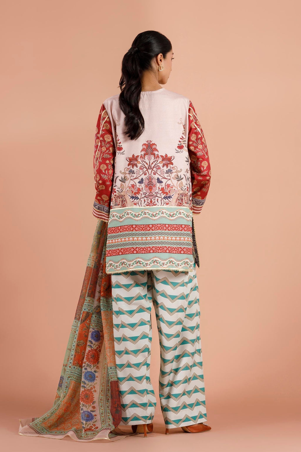 Sana Safinaz | Luxury Pret | Raw Silk Suit SS26EXE604P3