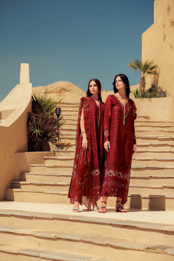 Noor by Saadia Asad | Eid Laserkari Lawn 24 | D1 - House Of Anaya