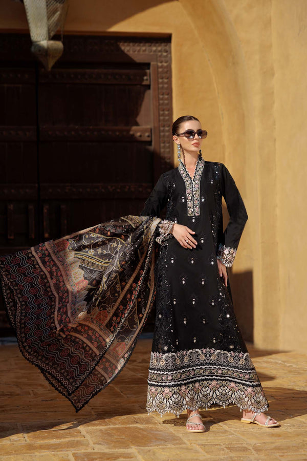 Noor by Saadia Asad | Eid Laserkari Lawn 24 | D6 - House Of Anaya