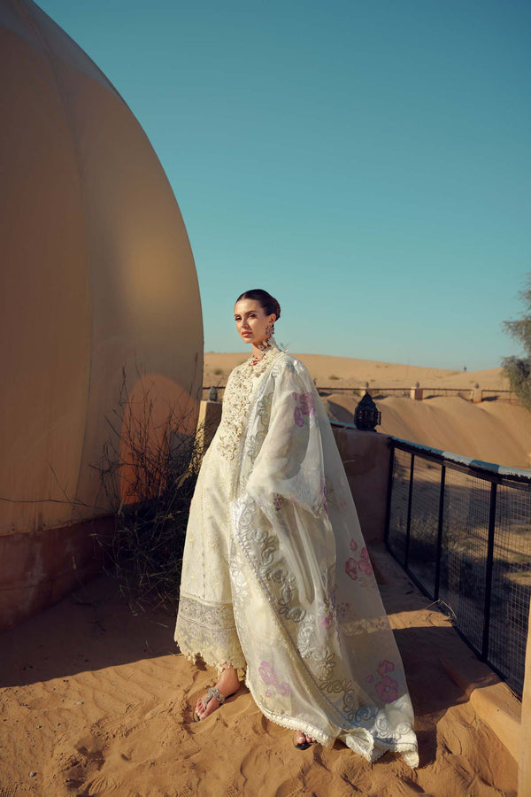 Noor by Saadia Asad | Eid Laserkari Lawn 24 | D2 - House Of Anaya