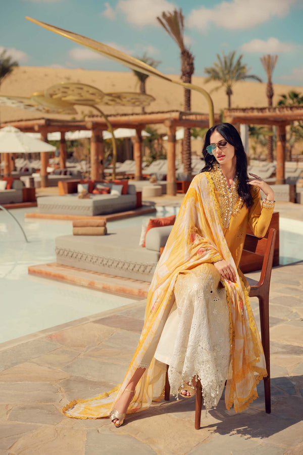 Noor by Saadia Asad | Eid Laserkari Lawn 24 | D9 - House Of Anaya