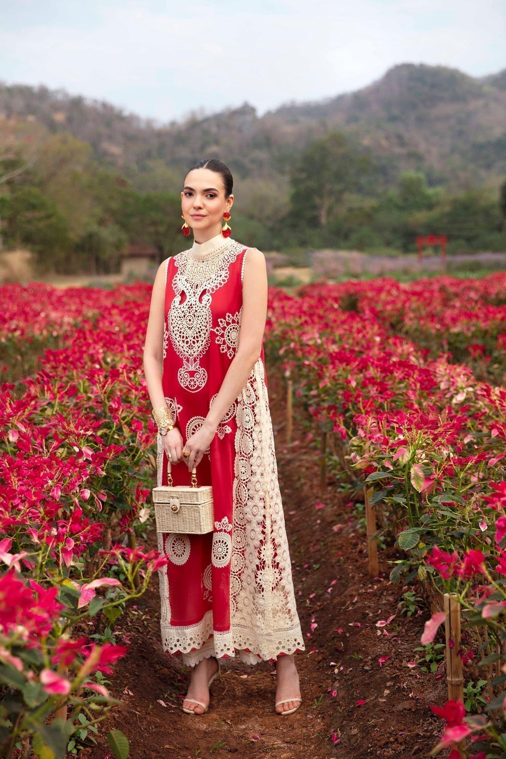 Sable Vogue | Luxury Lawn 24 | Carnelian - House Of Anaya