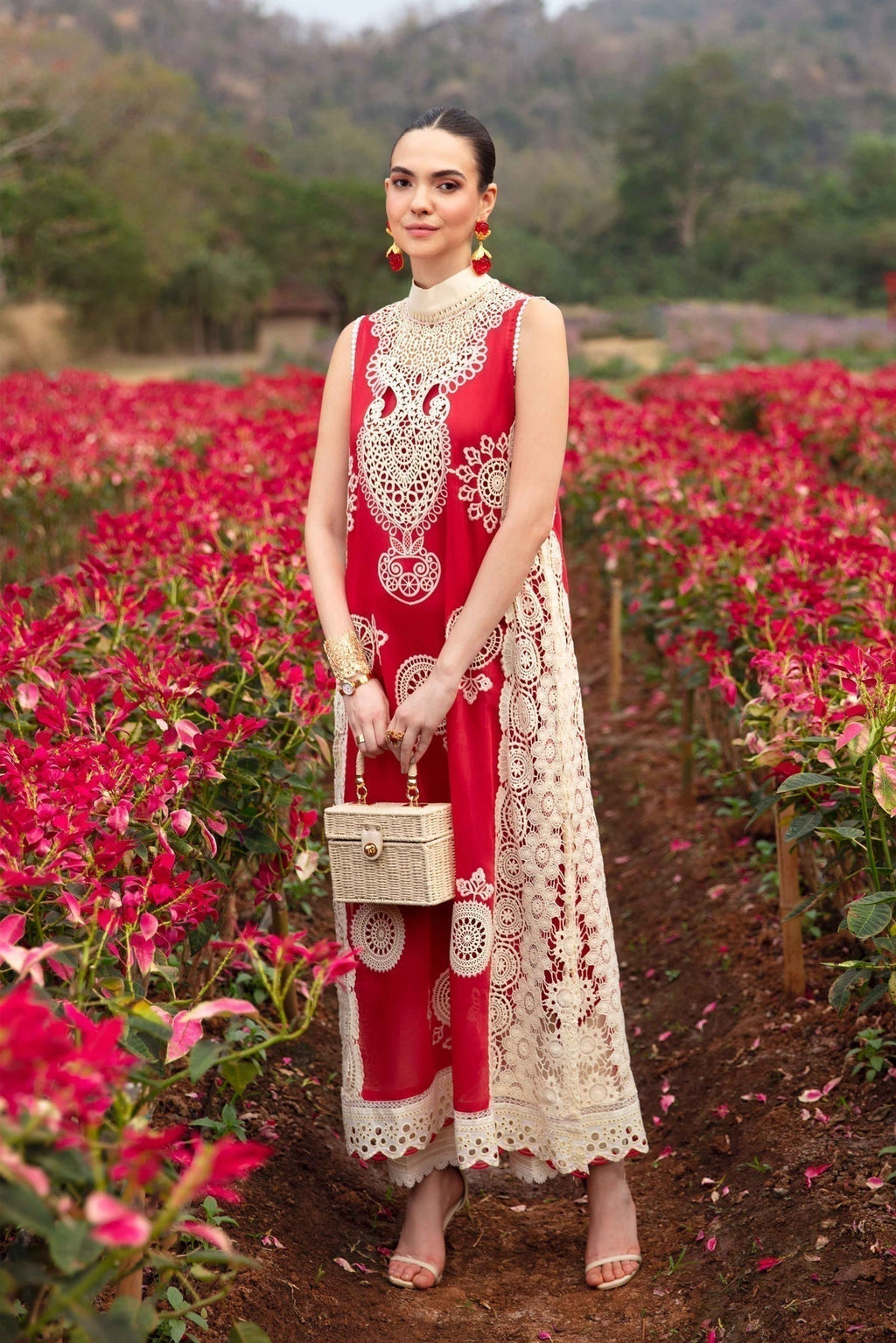 Sable Vogue | Luxury Lawn 24 | Carnelian - House Of Anaya
