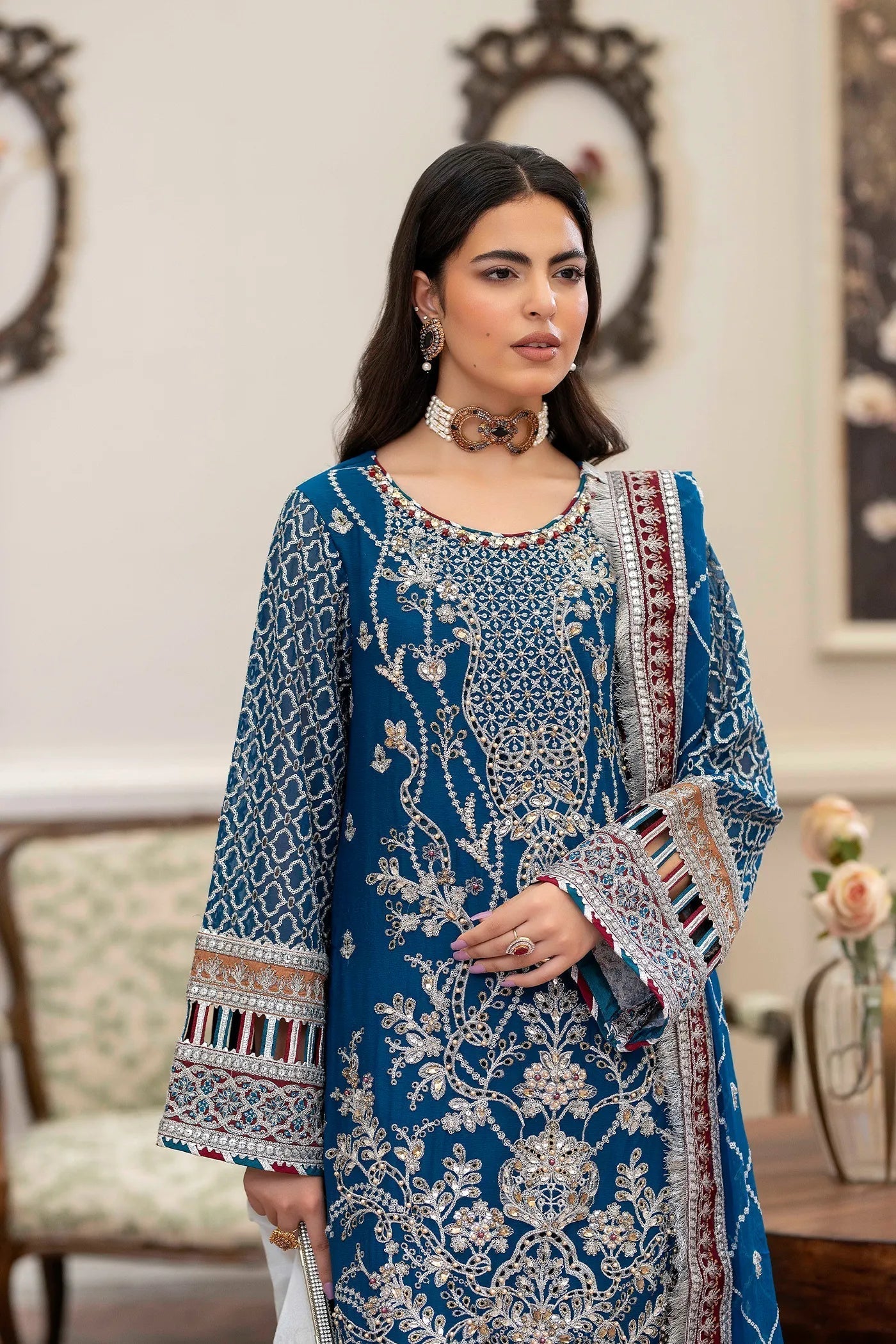 Adans Libas | Saleeqa Chiffon 25 |SALEEQA 7515