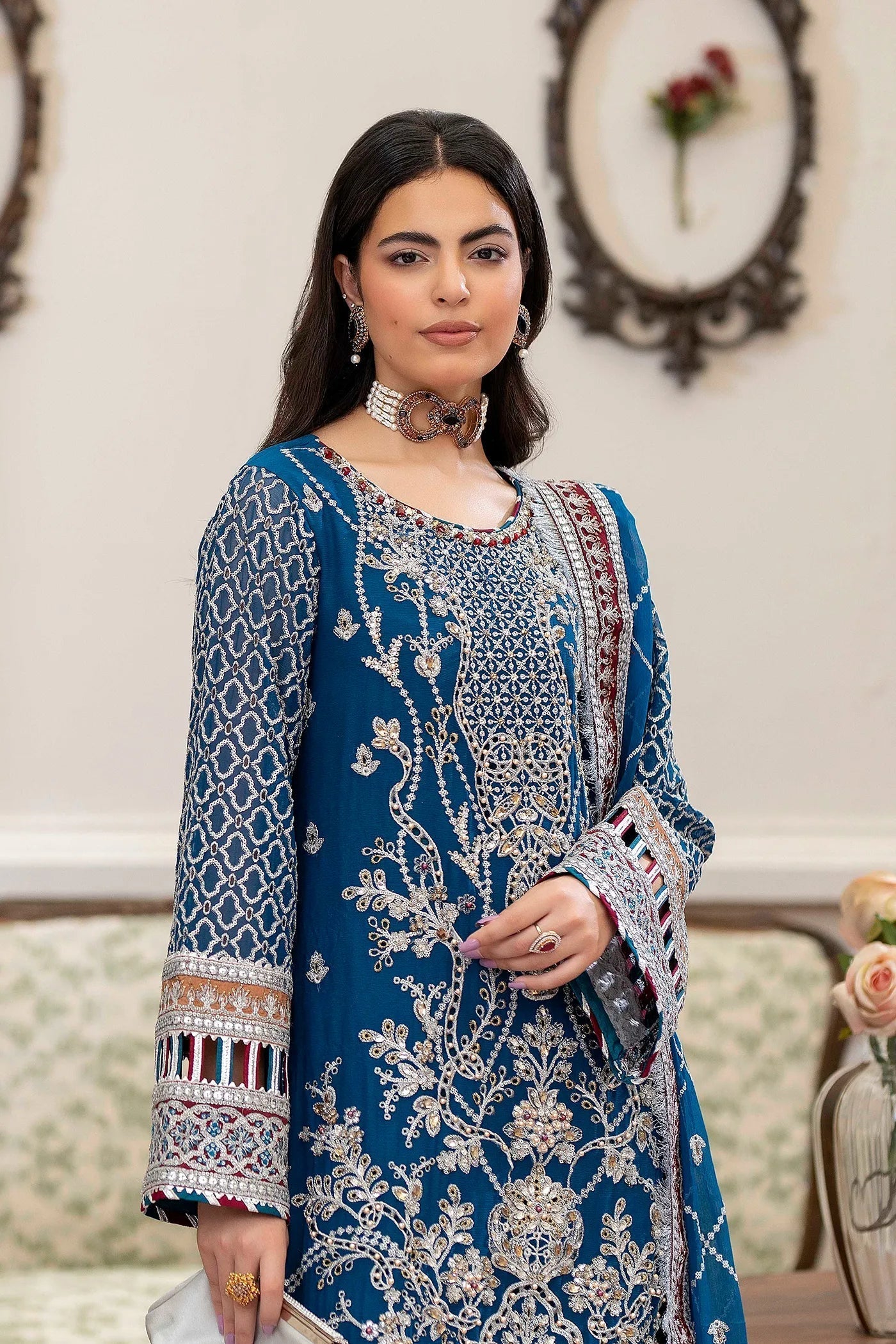 Adans Libas | Saleeqa Chiffon 25 |SALEEQA 7515