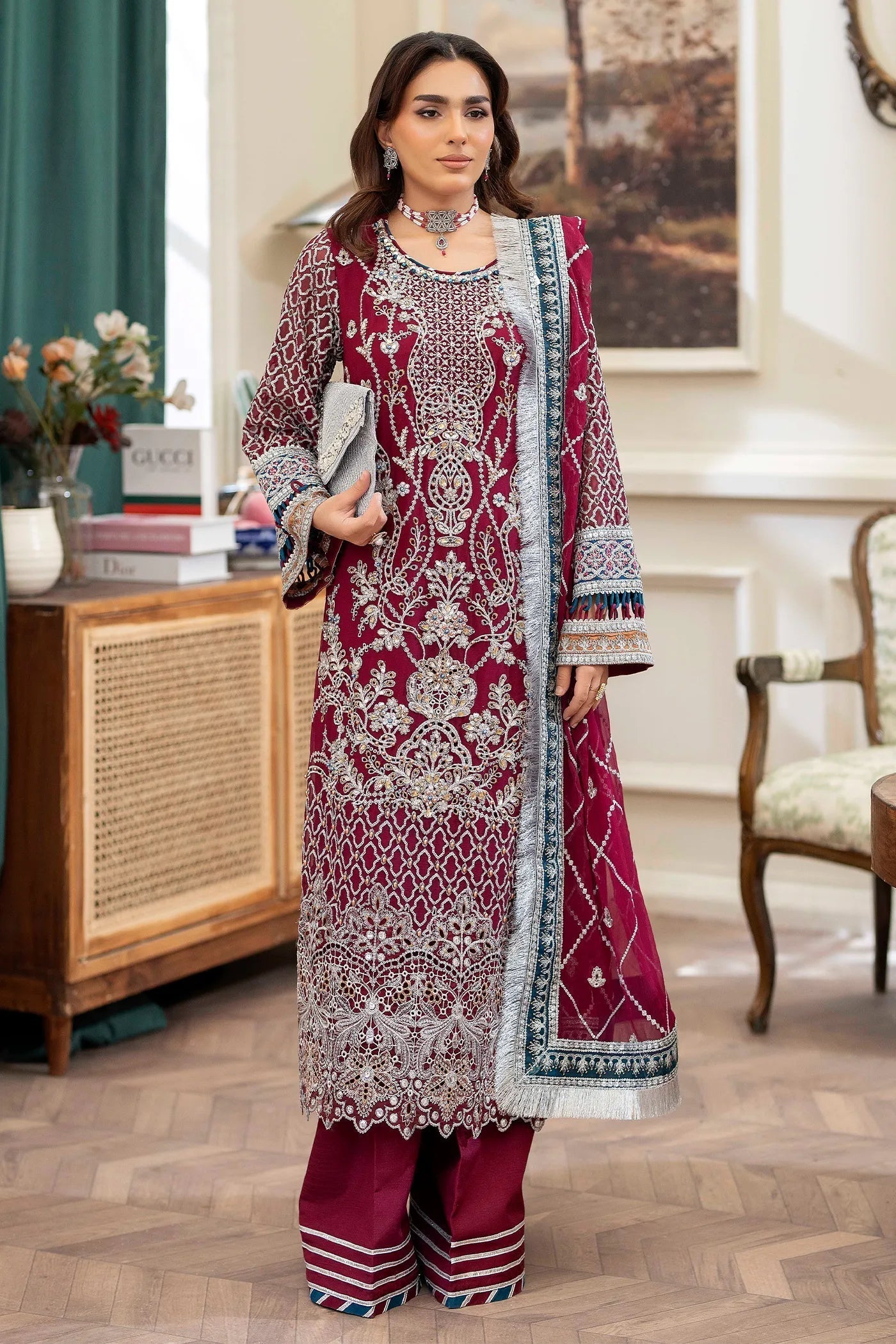 Adans Libas | Saleeqa Chiffon 25 | SALEEQA 7513