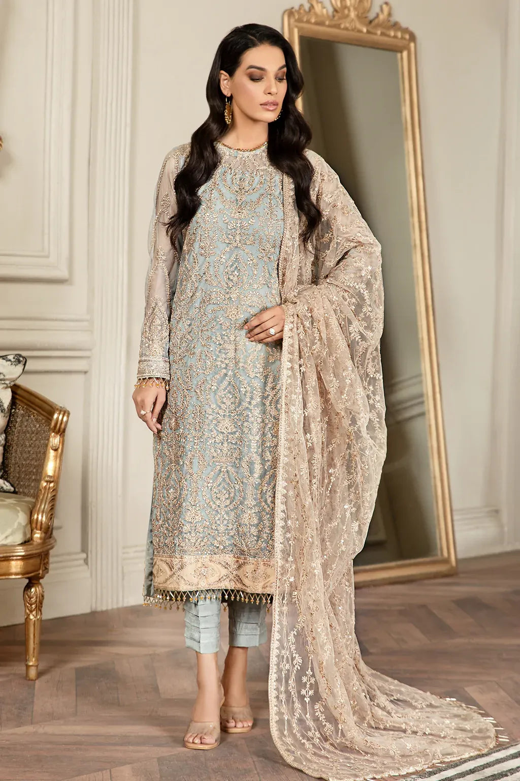 Zarif | Mehroze Formals 2022 | Iceberg - House Of Anaya