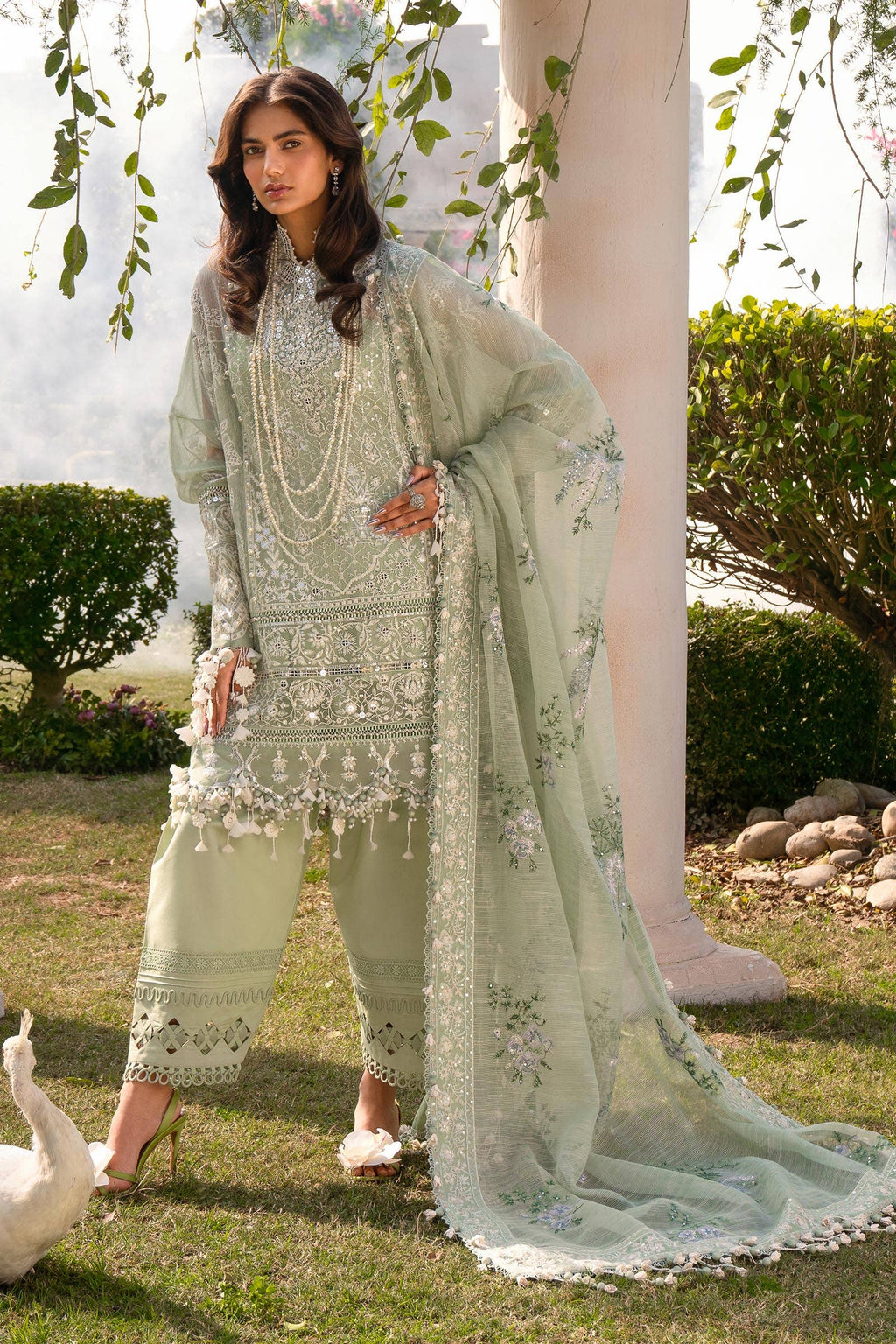Sana Safinaz | Luxury Collection 24 | L241-006B-3CV - House Of Anaya