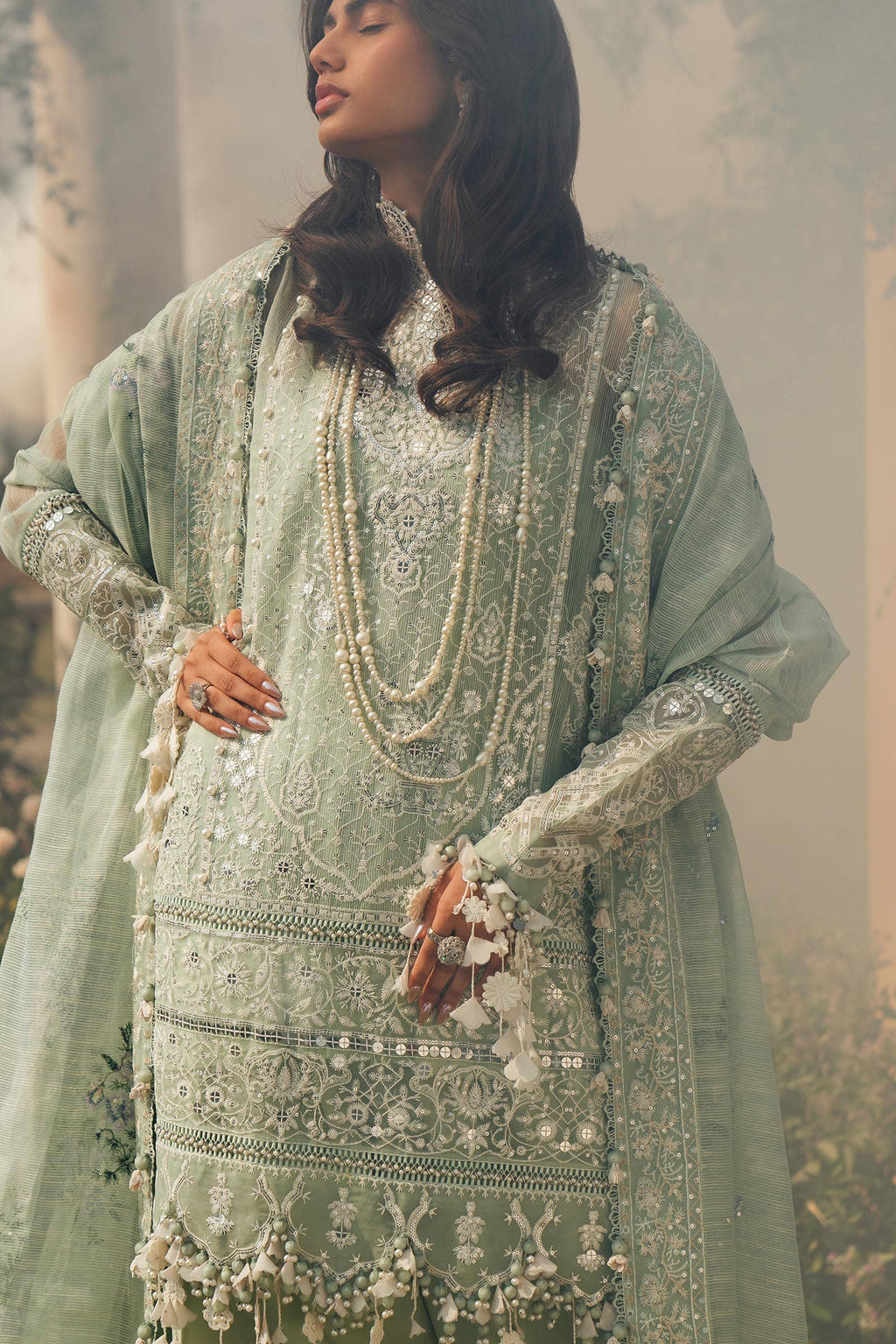 Sana Safinaz | Luxury Collection 24 | L241-006B-3CV - House Of Anaya