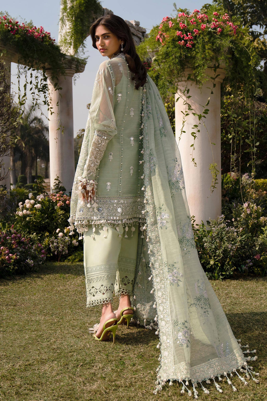 Sana Safinaz | Luxury Collection 24 | L241-006B-3CV - House Of Anaya